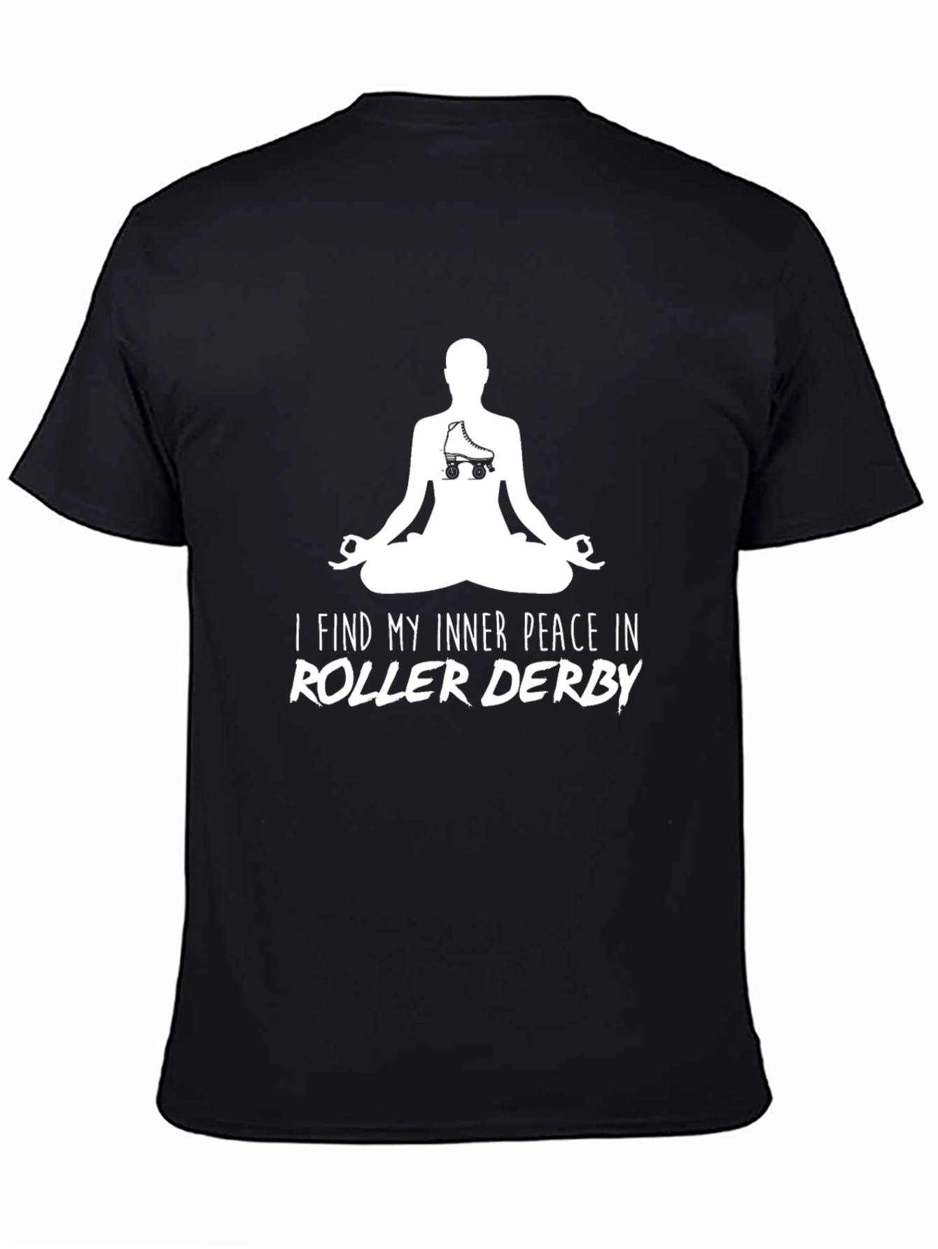 Roller Derby Peace T-Shirt - Black Graphic Tee