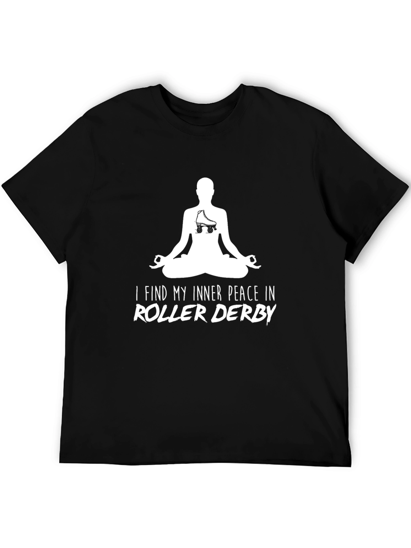 Roller Derby Peace T-Shirt - Black Graphic Tee