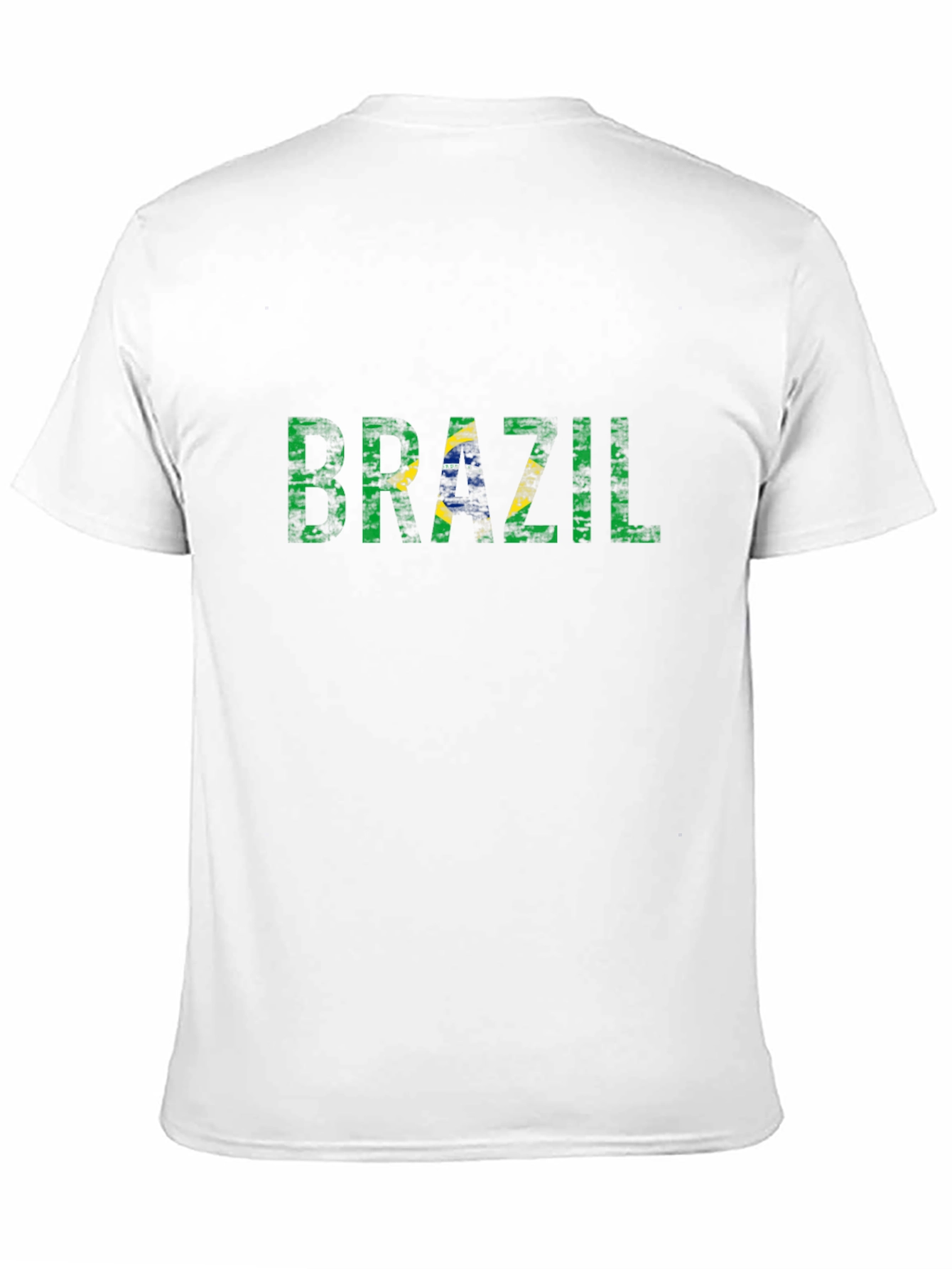 Brazil Flag Graphic Tee - Black T-Shirt