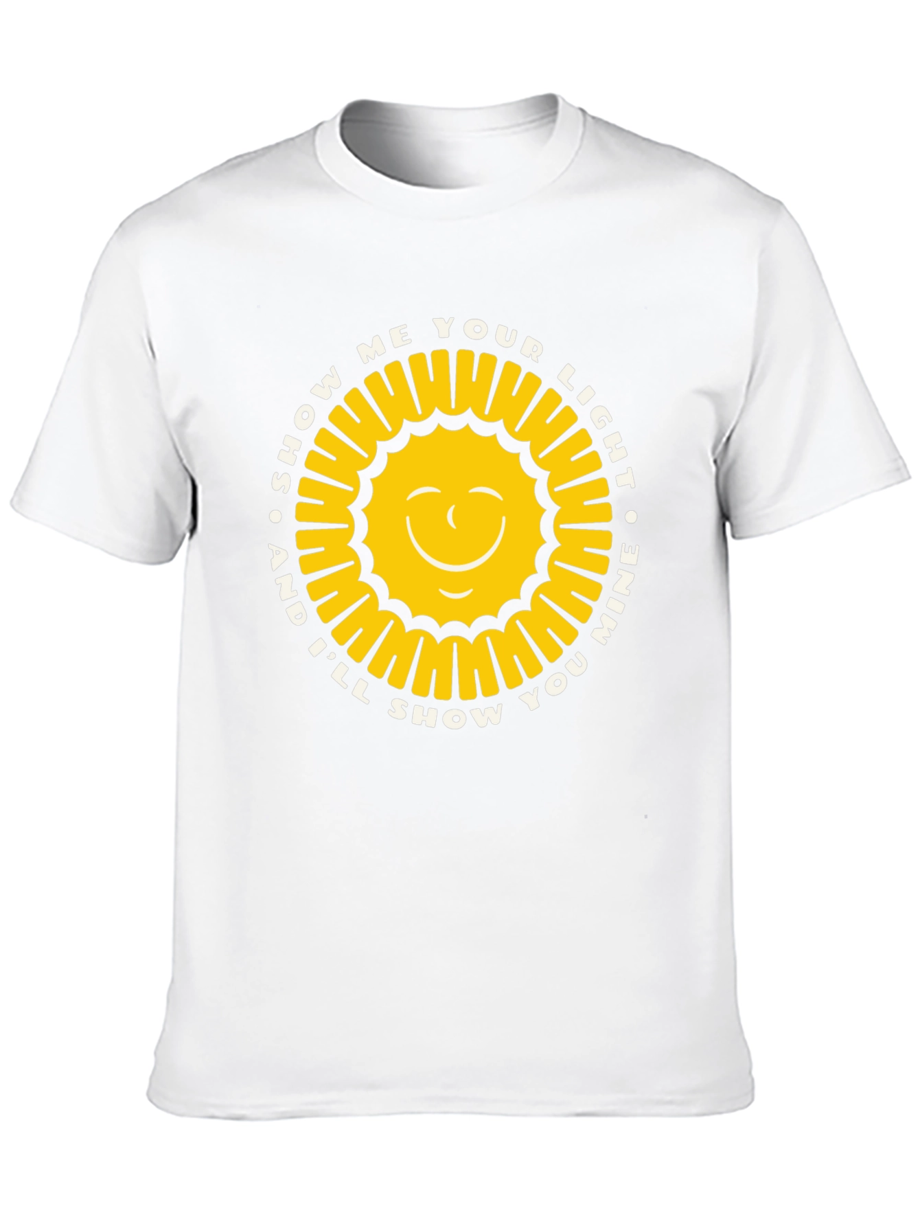 Show Me Your Light Graphic Tee - Black