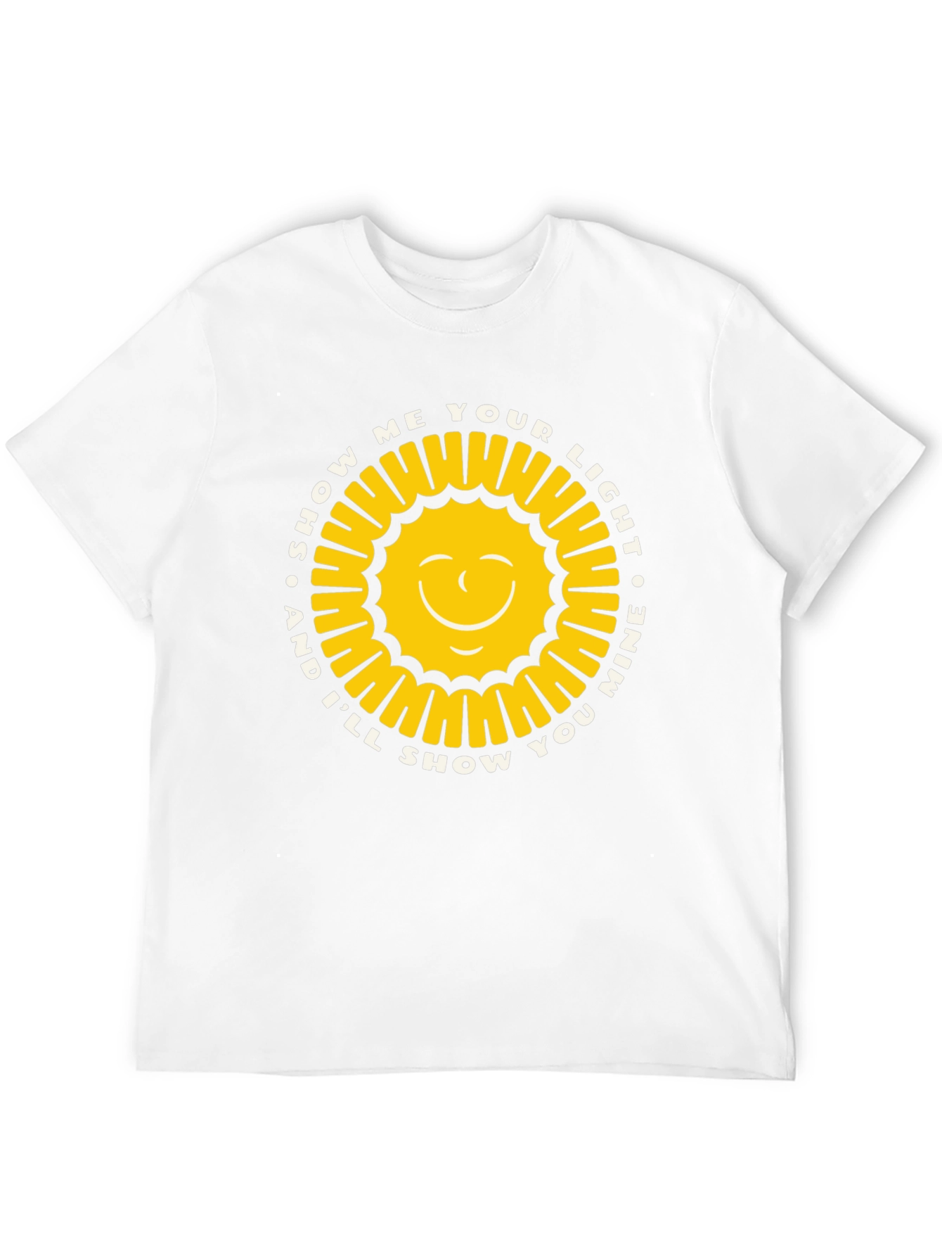 Show Me Your Light Graphic Tee - Black