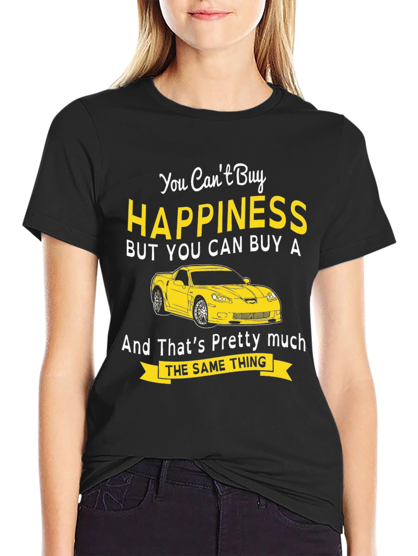 Happiness Car Graphic T-Shirt