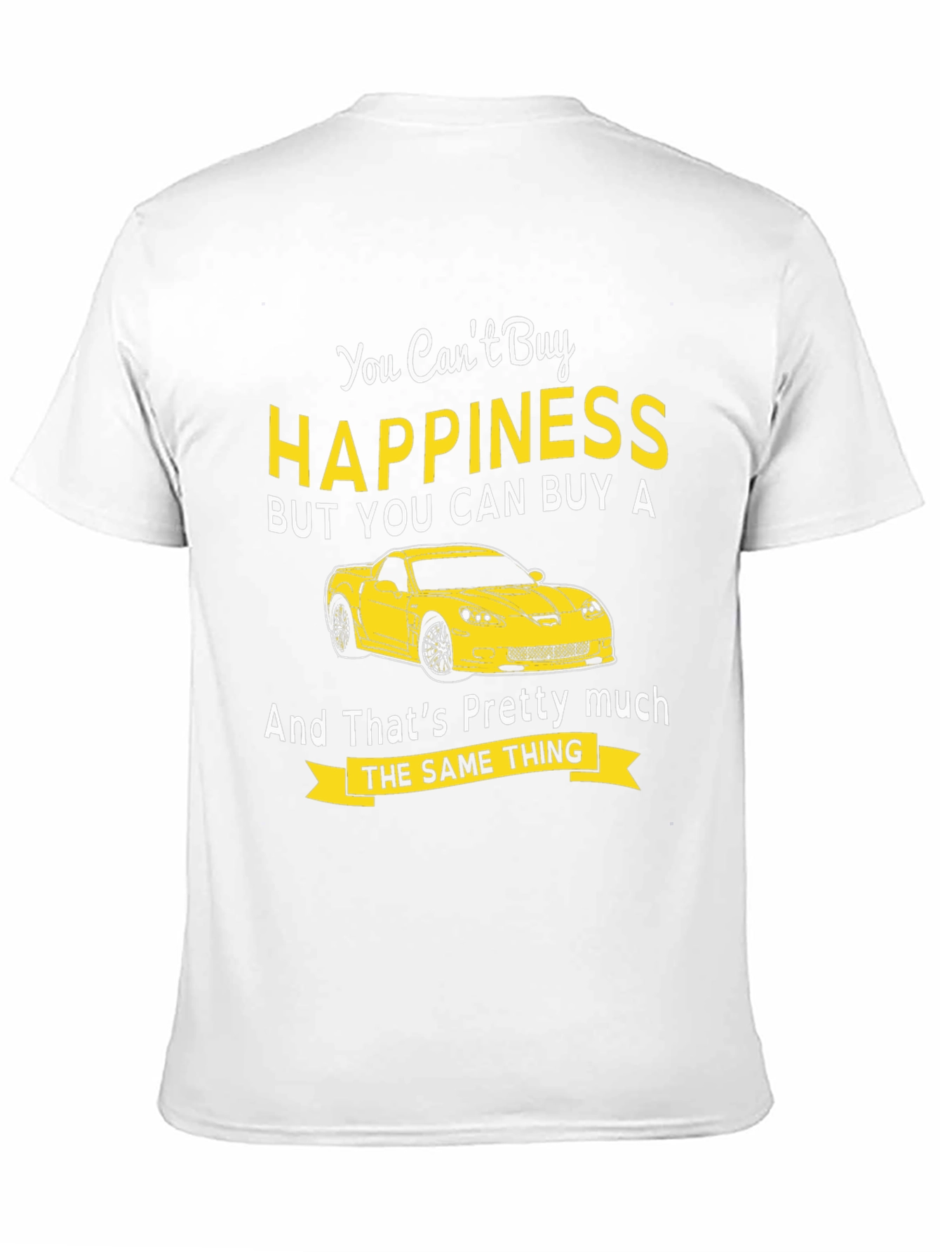 Happiness Car Graphic T-Shirt
