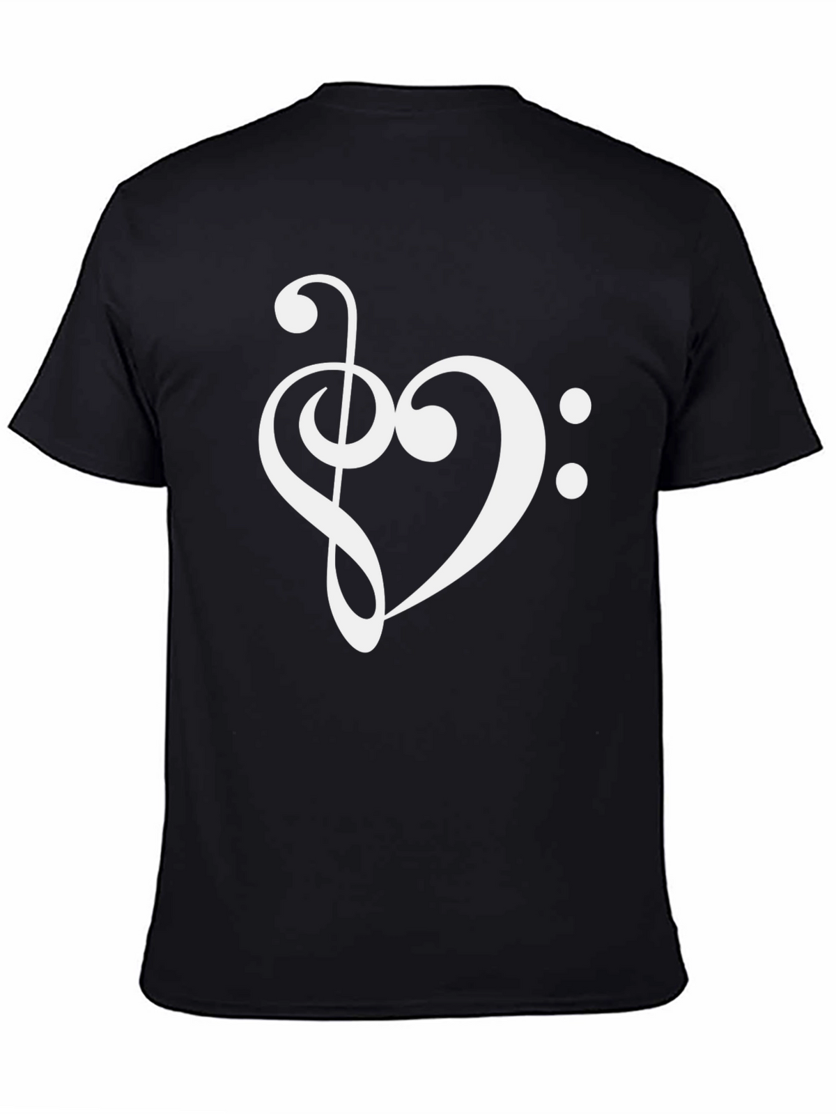 Musical Heart T-Shirt - Stylish Music Lover Tee
