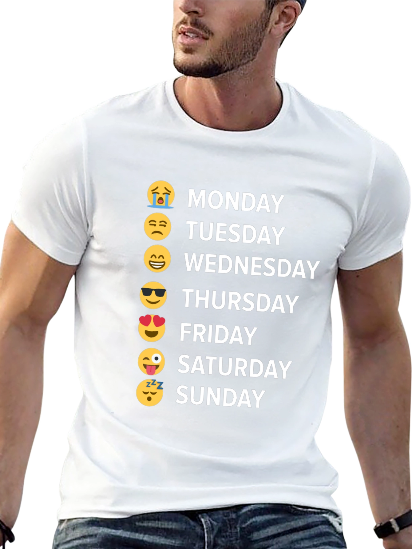 Emoji Days of the Week T-Shirt