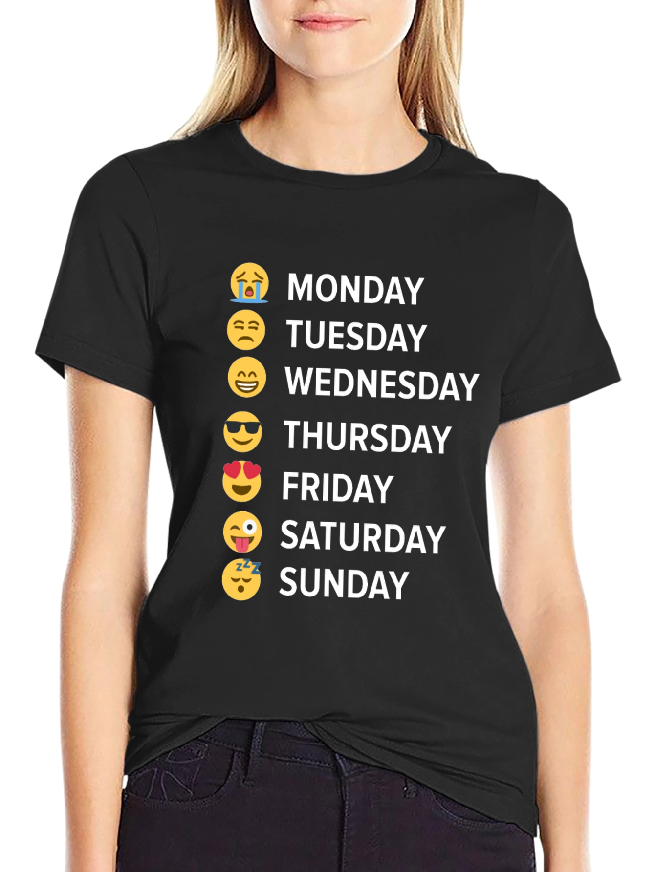 Emoji Days of the Week T-Shirt
