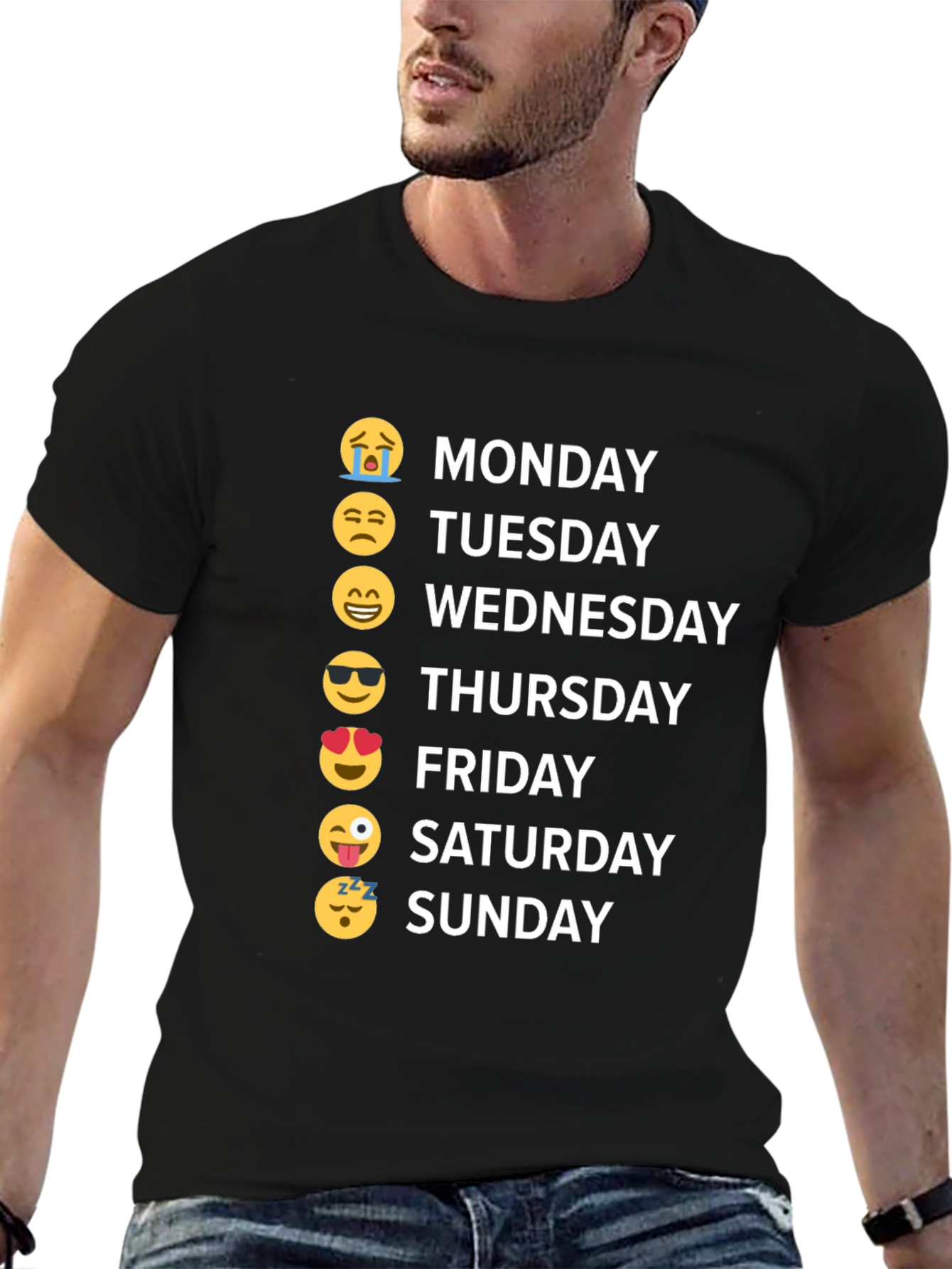 Emoji Days of the Week T-Shirt