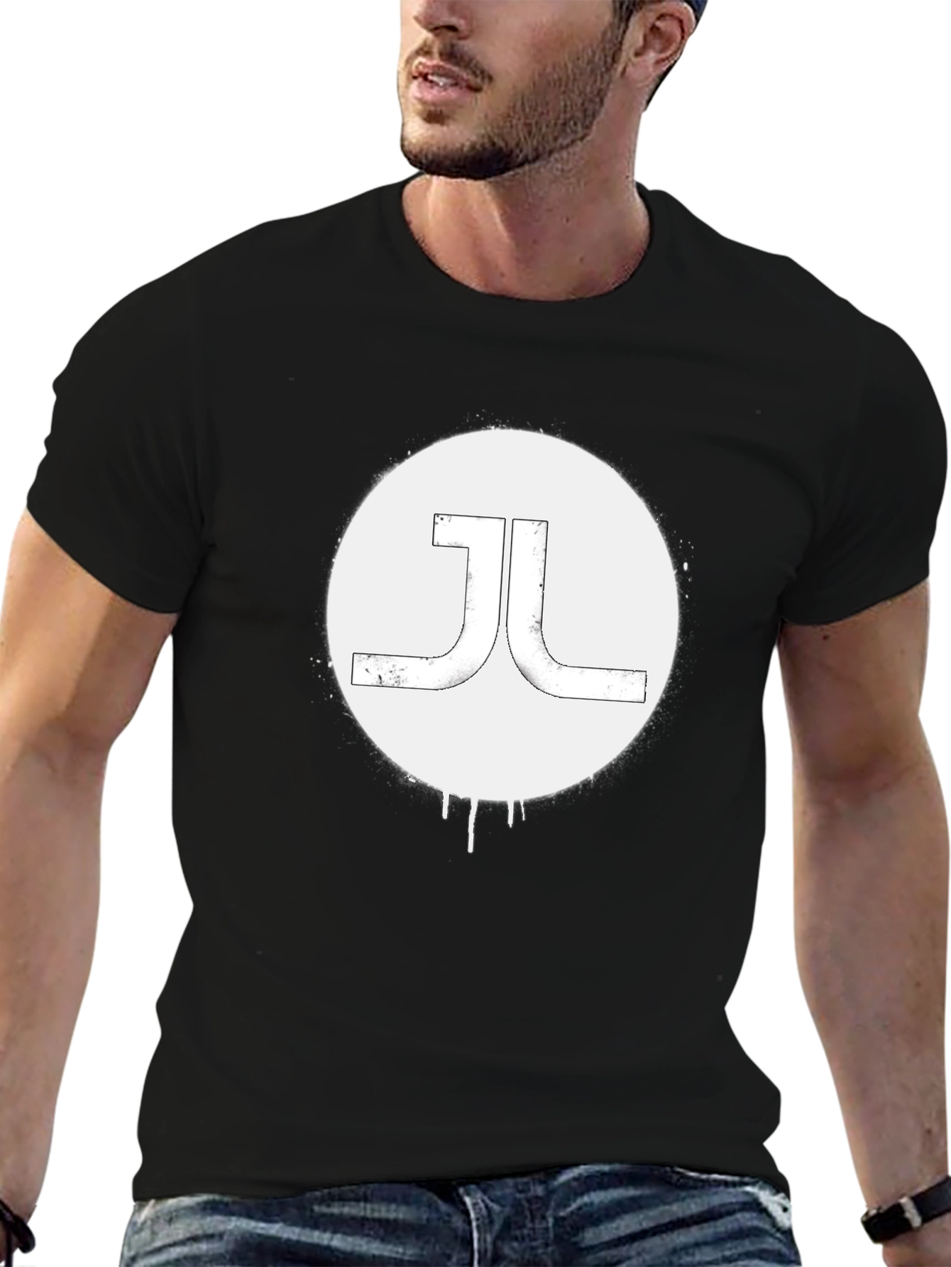 Abstract Logo T-Shirt - Modern Graphic Tee
