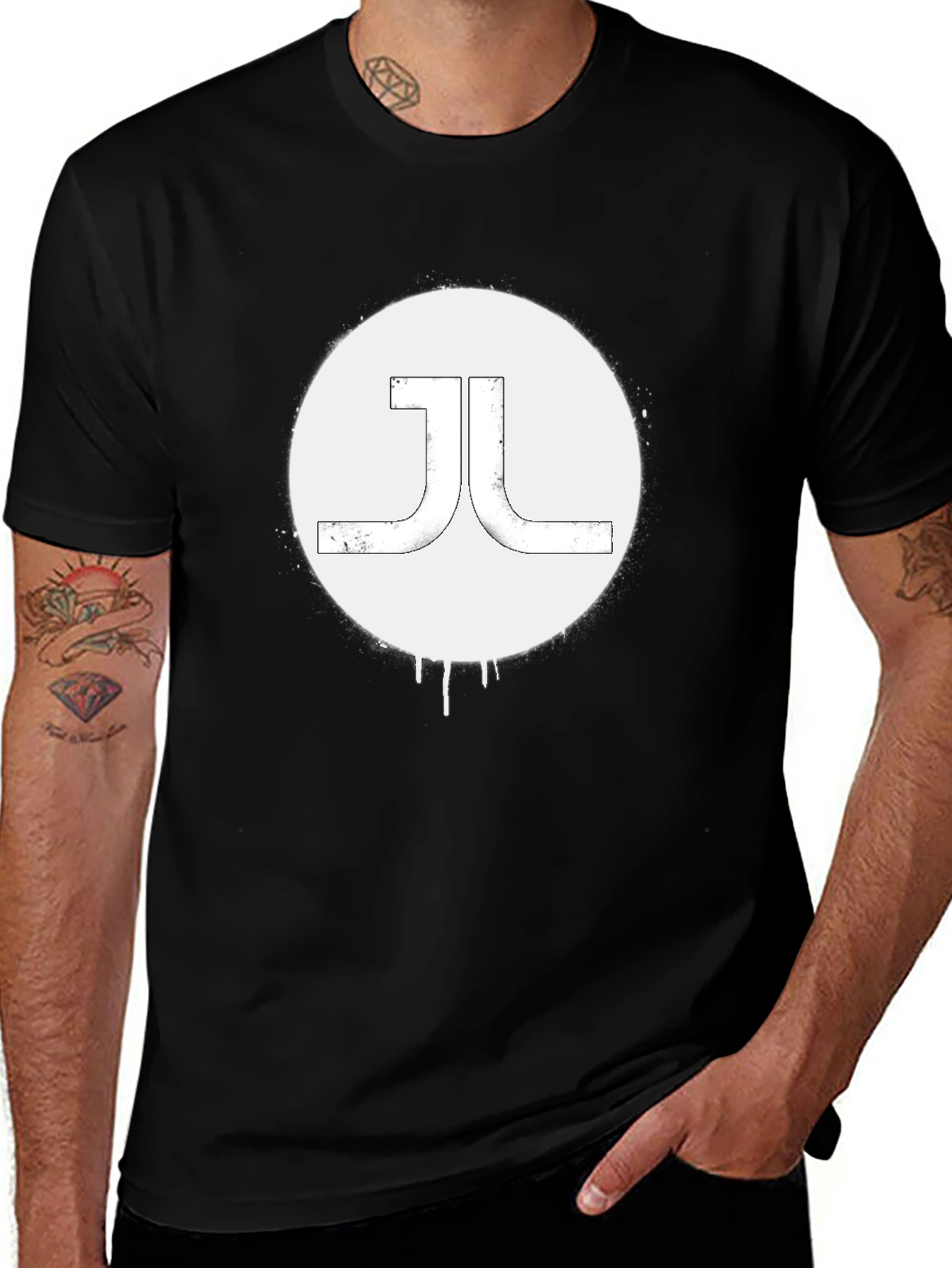 Abstract Logo T-Shirt - Modern Graphic Tee