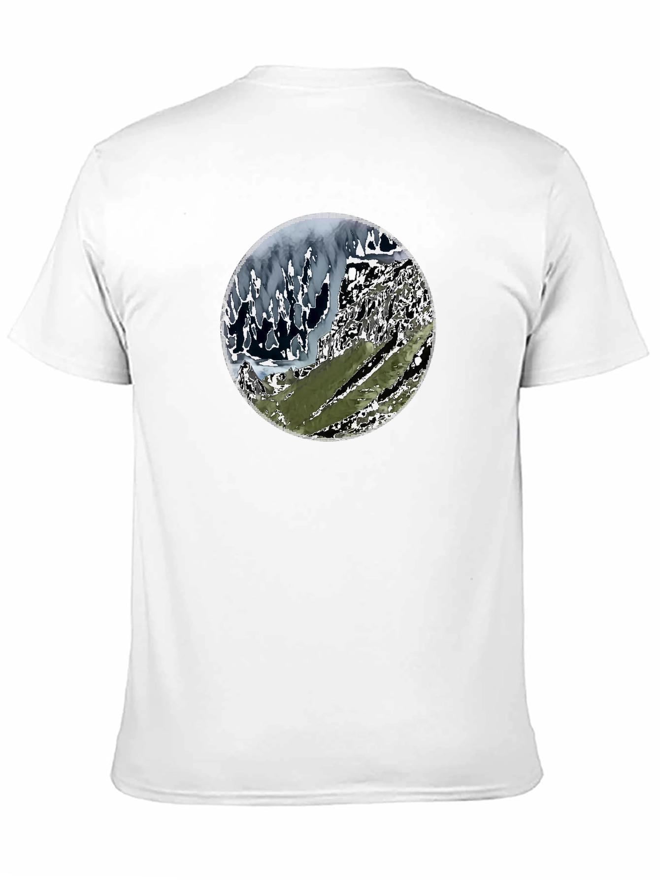 Mountainscape Graphic Tee - Black