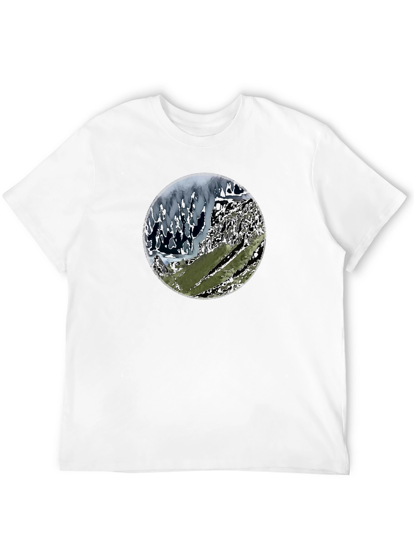 Mountainscape Graphic Tee - Black