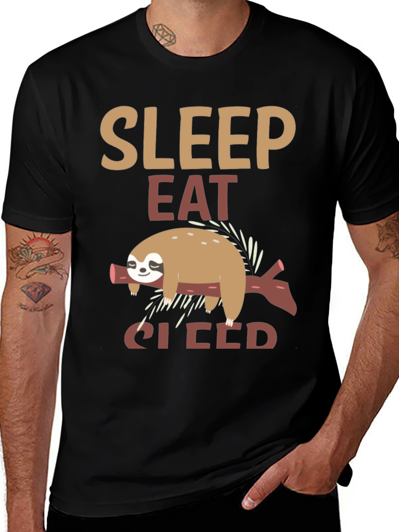 Sleep Eat Sleep Sloth T-Shirt