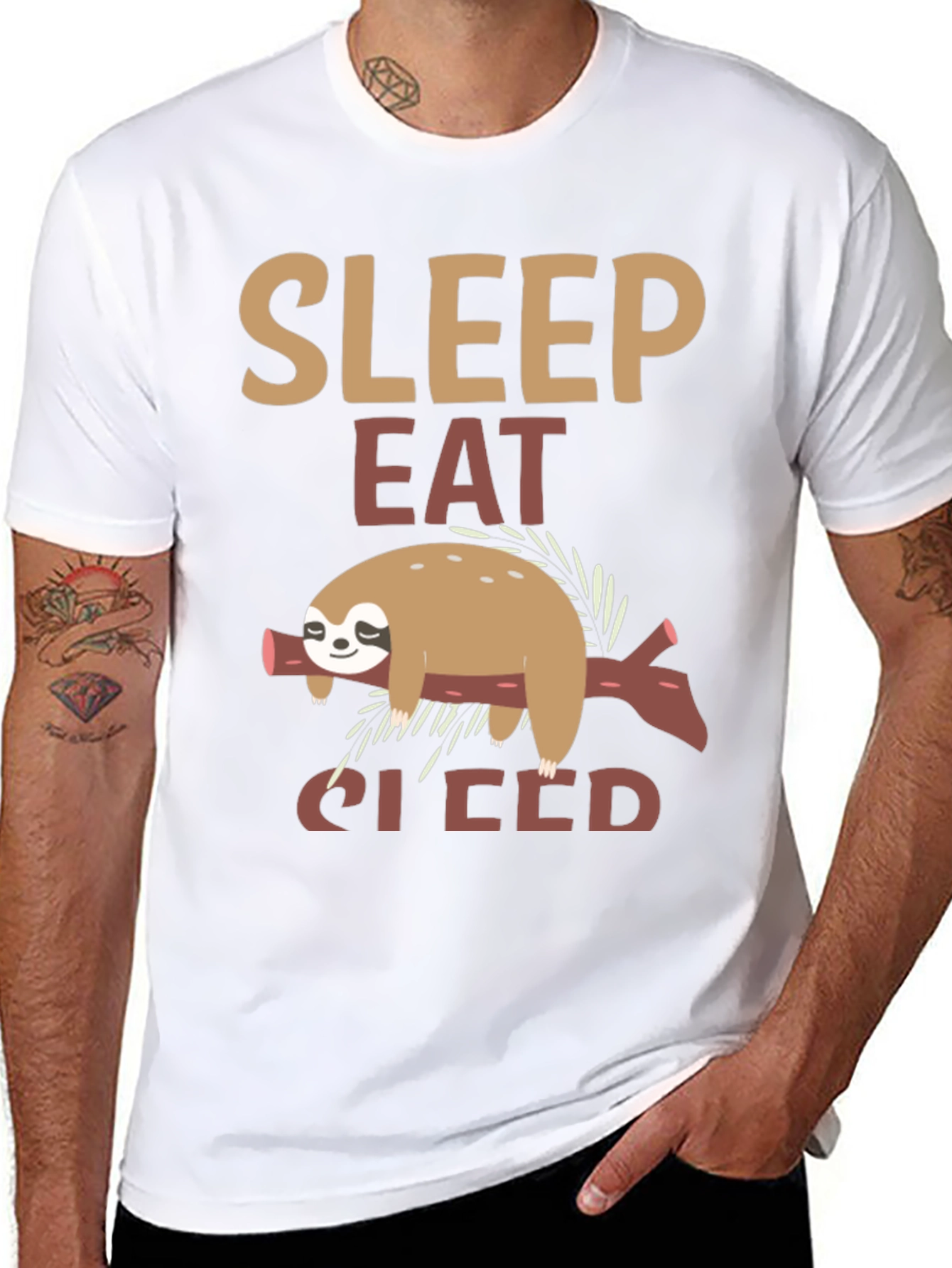 Sleep Eat Sleep Sloth T-Shirt