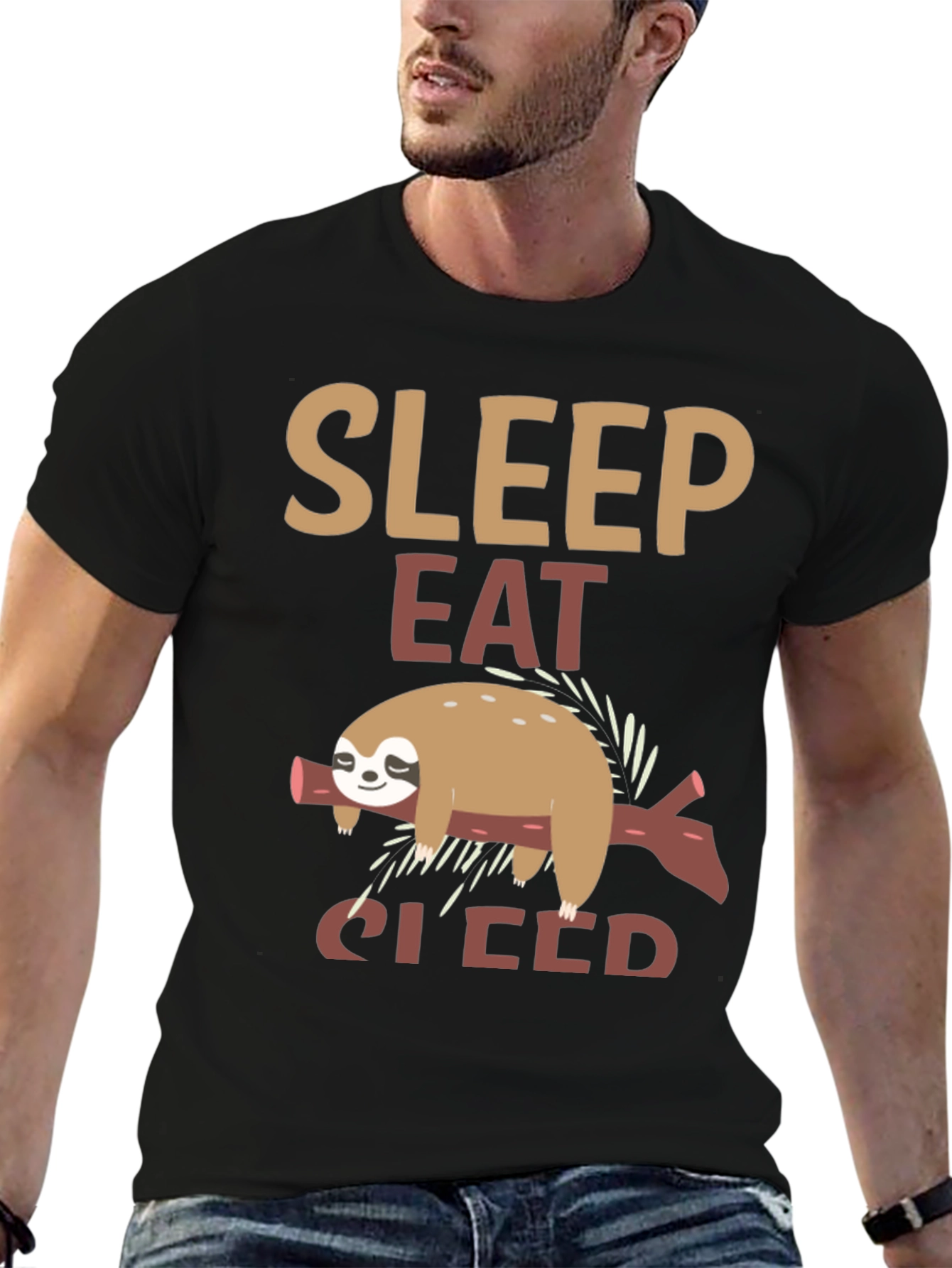 Sleep Eat Sleep Sloth T-Shirt