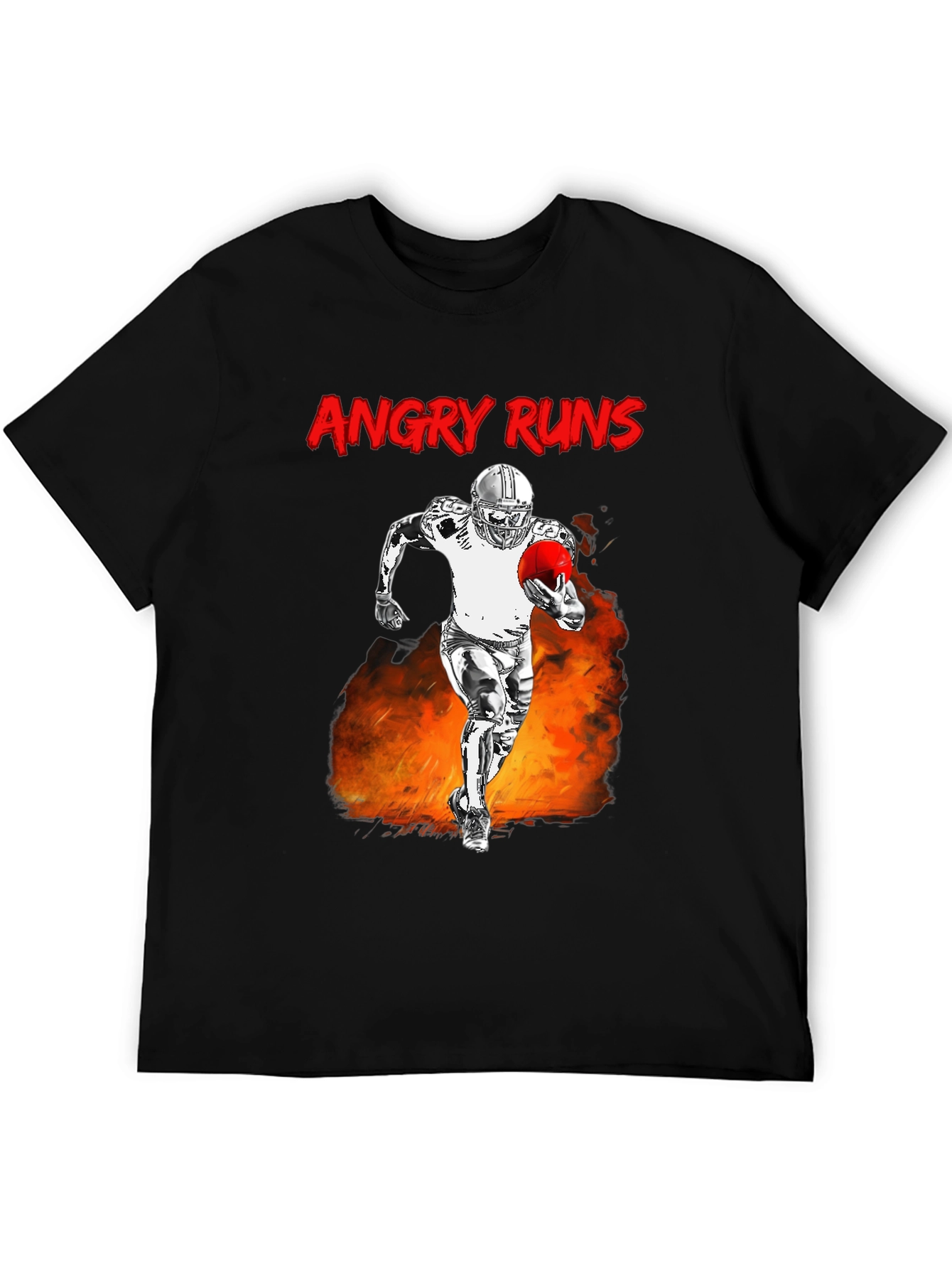 Angry Runs Football Graphic T-Shirt