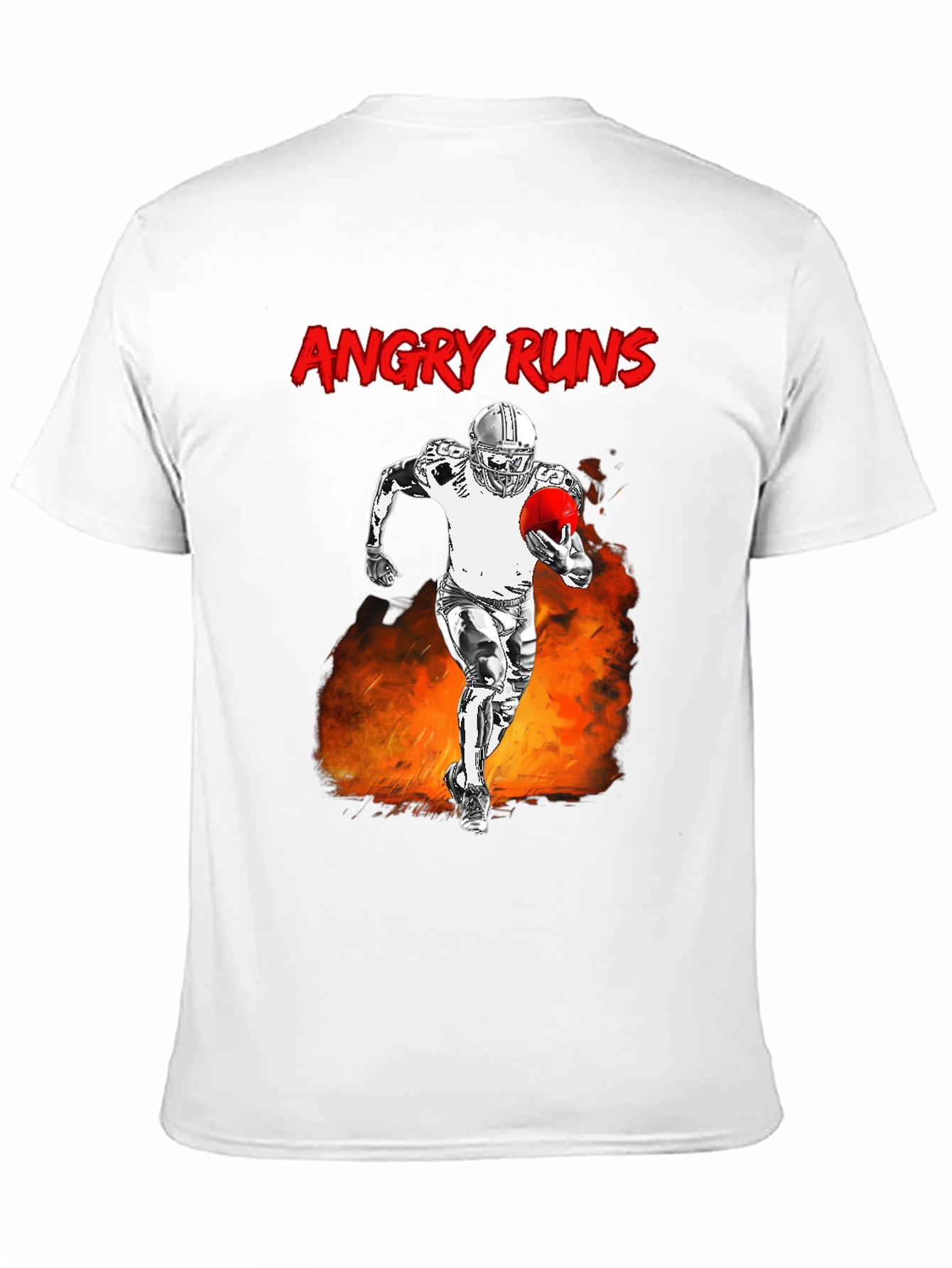 Angry Runs Football Graphic T-Shirt