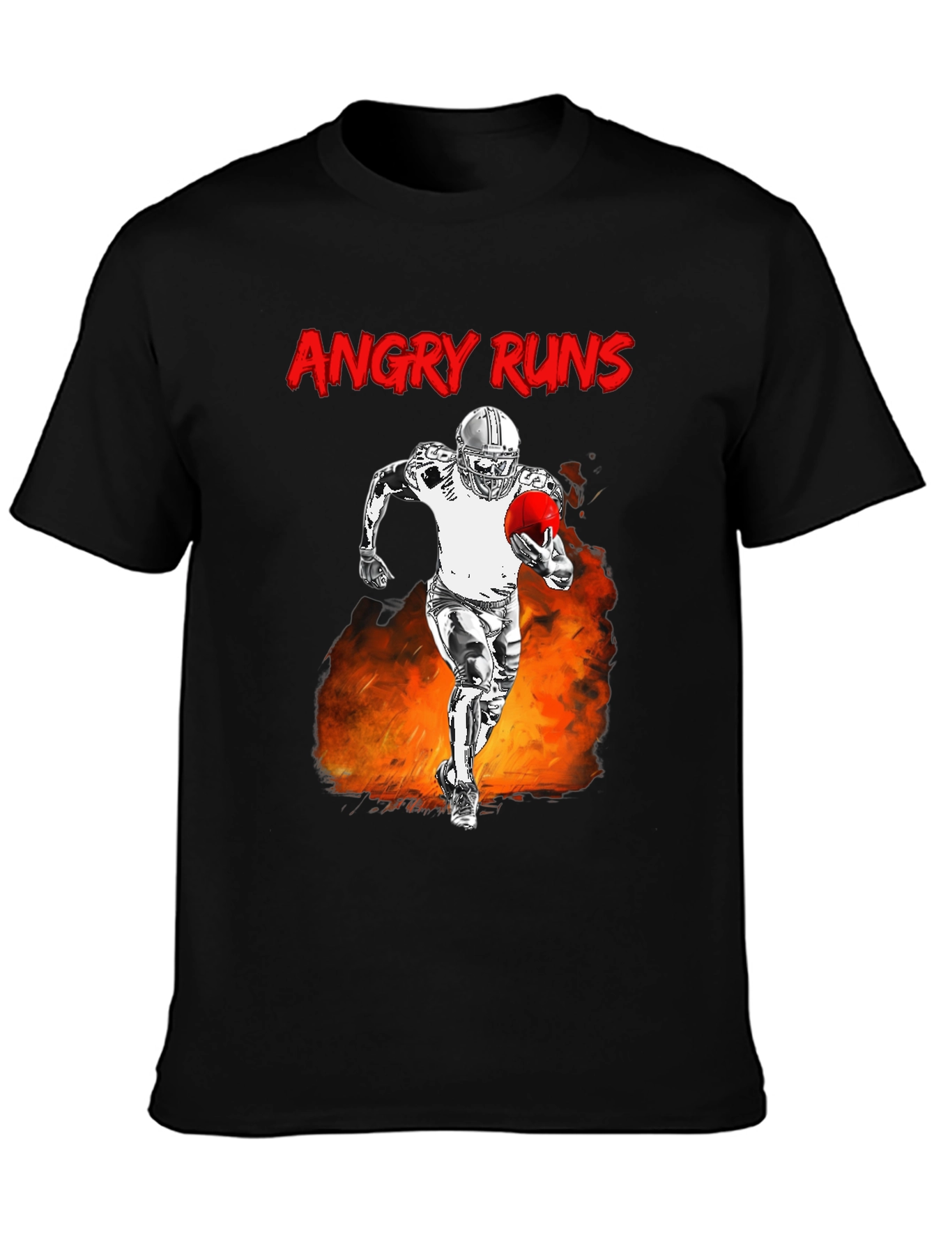 Angry Runs Football Graphic T-Shirt