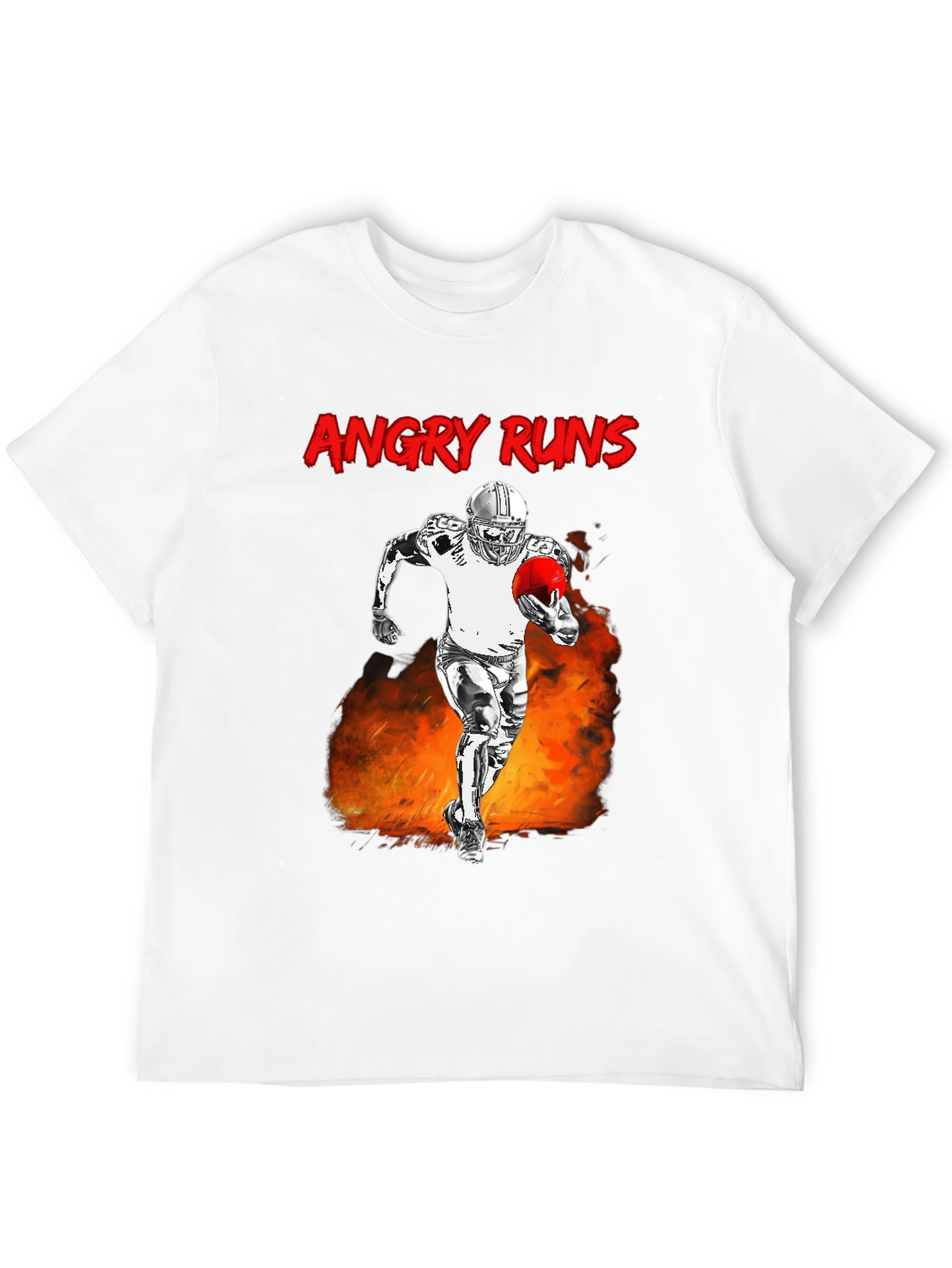 Angry Runs Football Graphic T-Shirt
