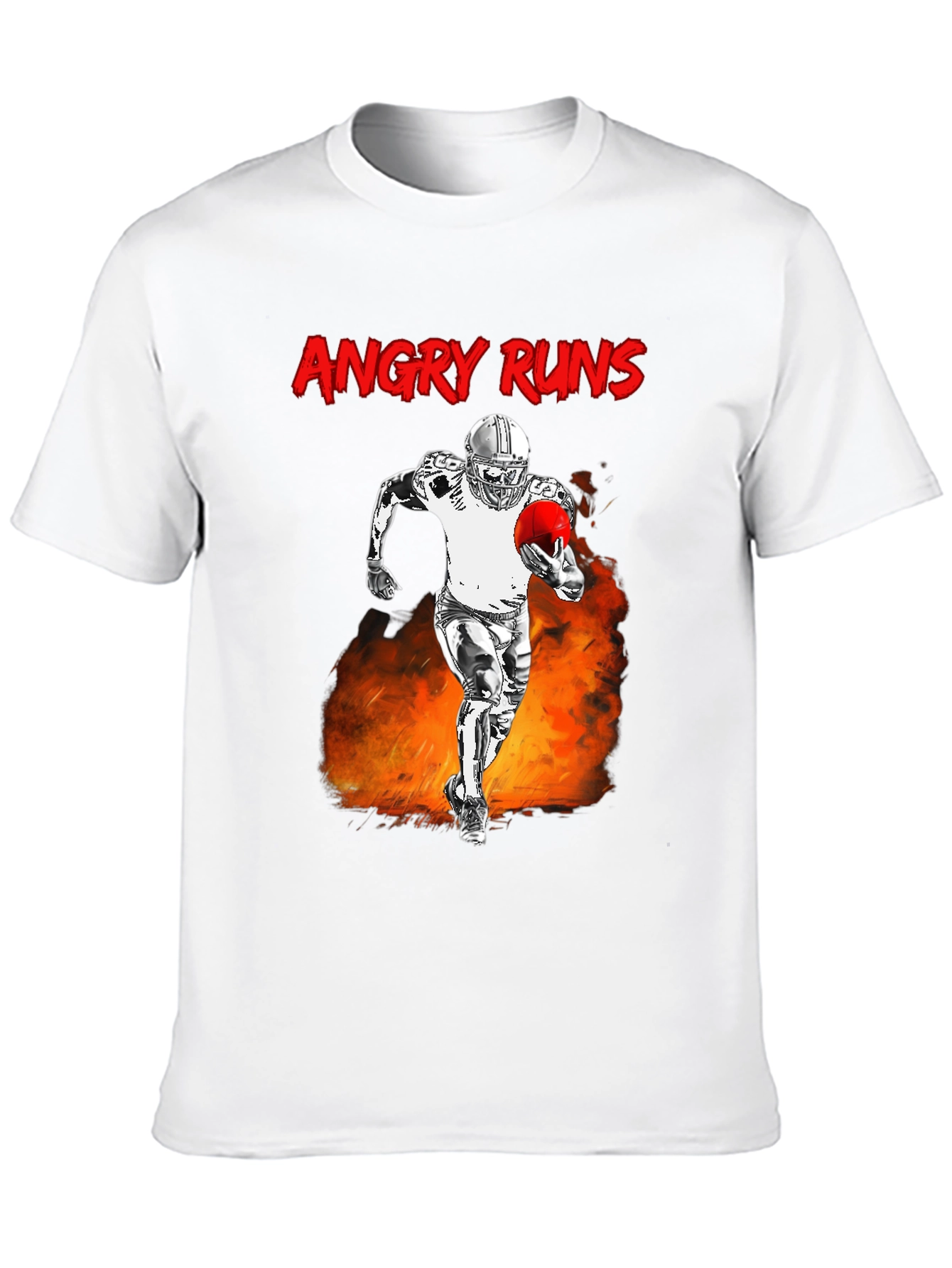 Angry Runs Football Graphic T-Shirt
