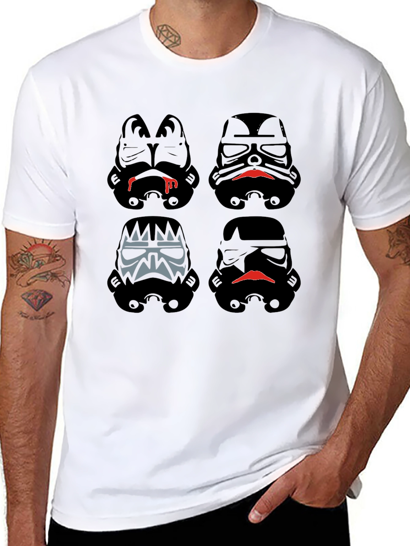 Stormtrooper Kiss Band Tee