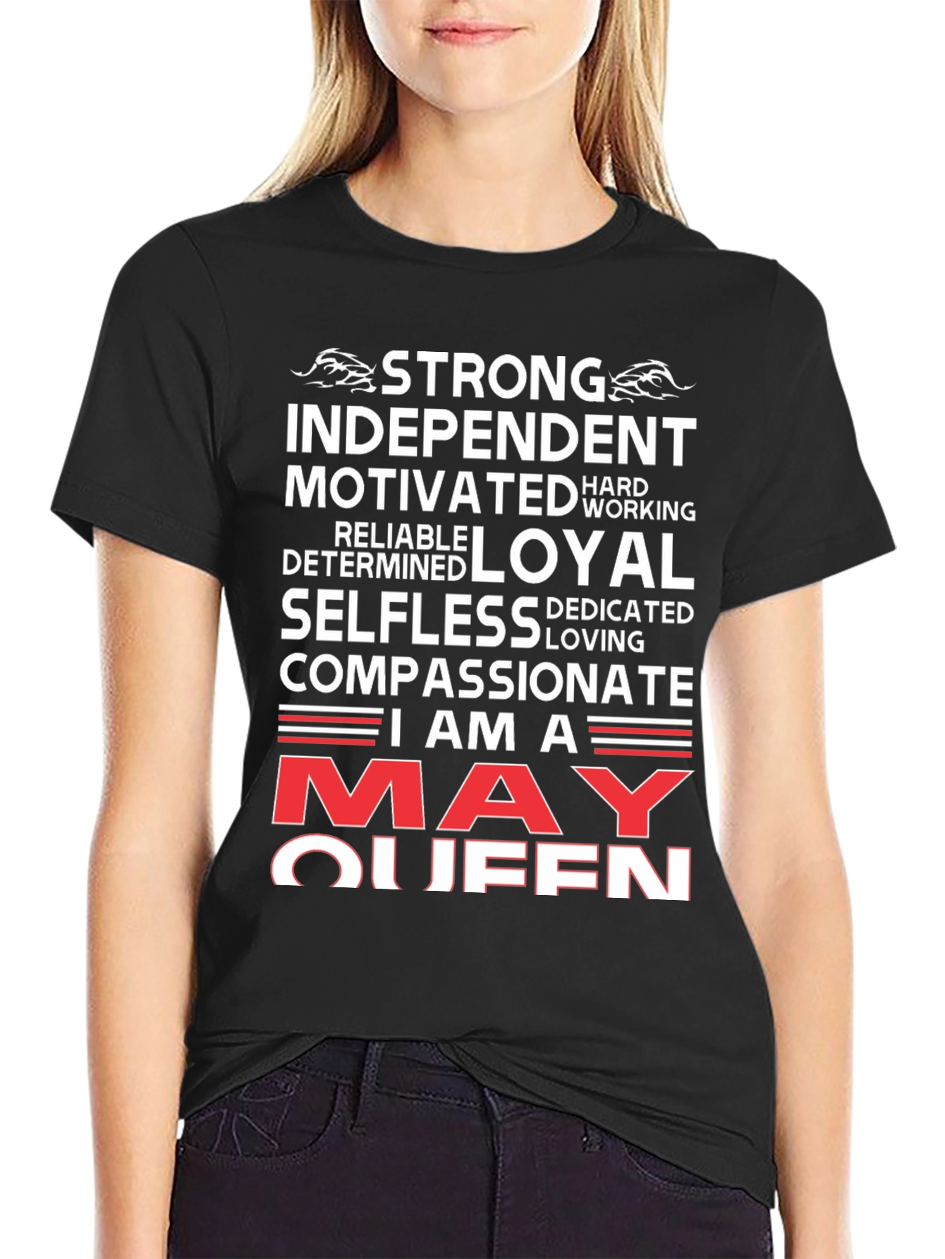 Strong May Queen Graphic T-Shirt