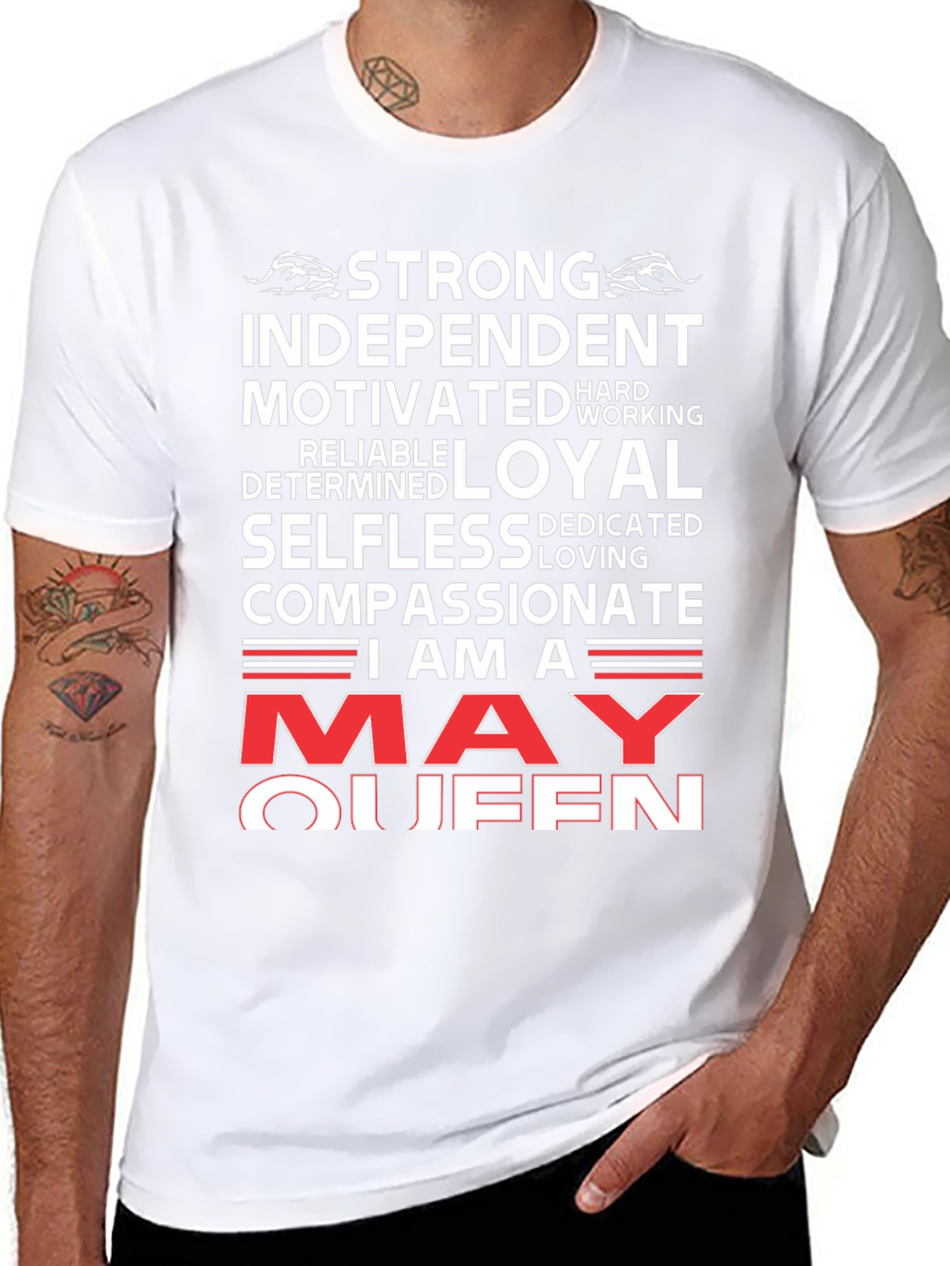 Strong May Queen Graphic T-Shirt