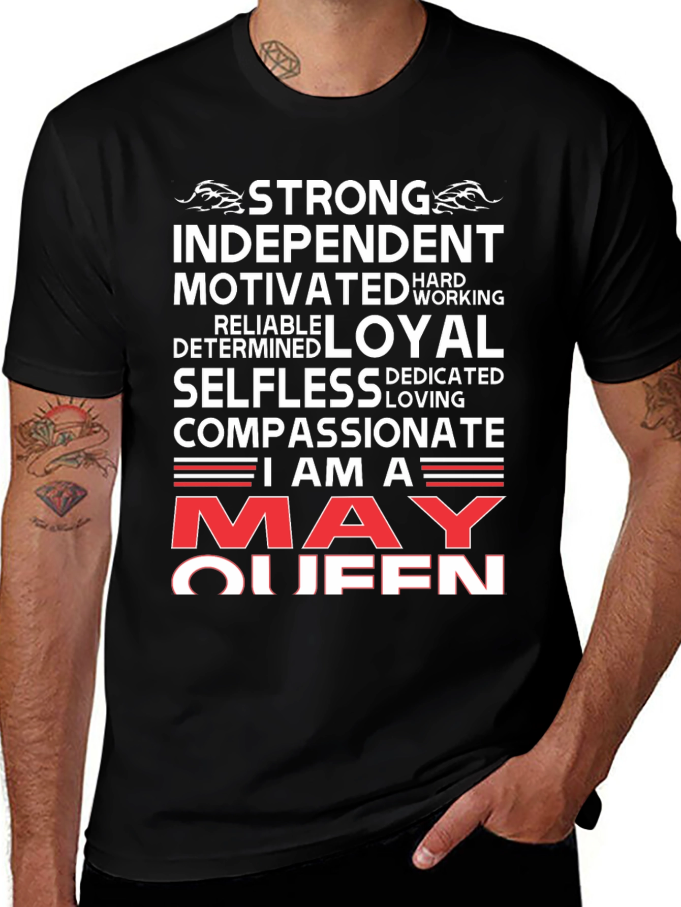 Strong May Queen Graphic T-Shirt