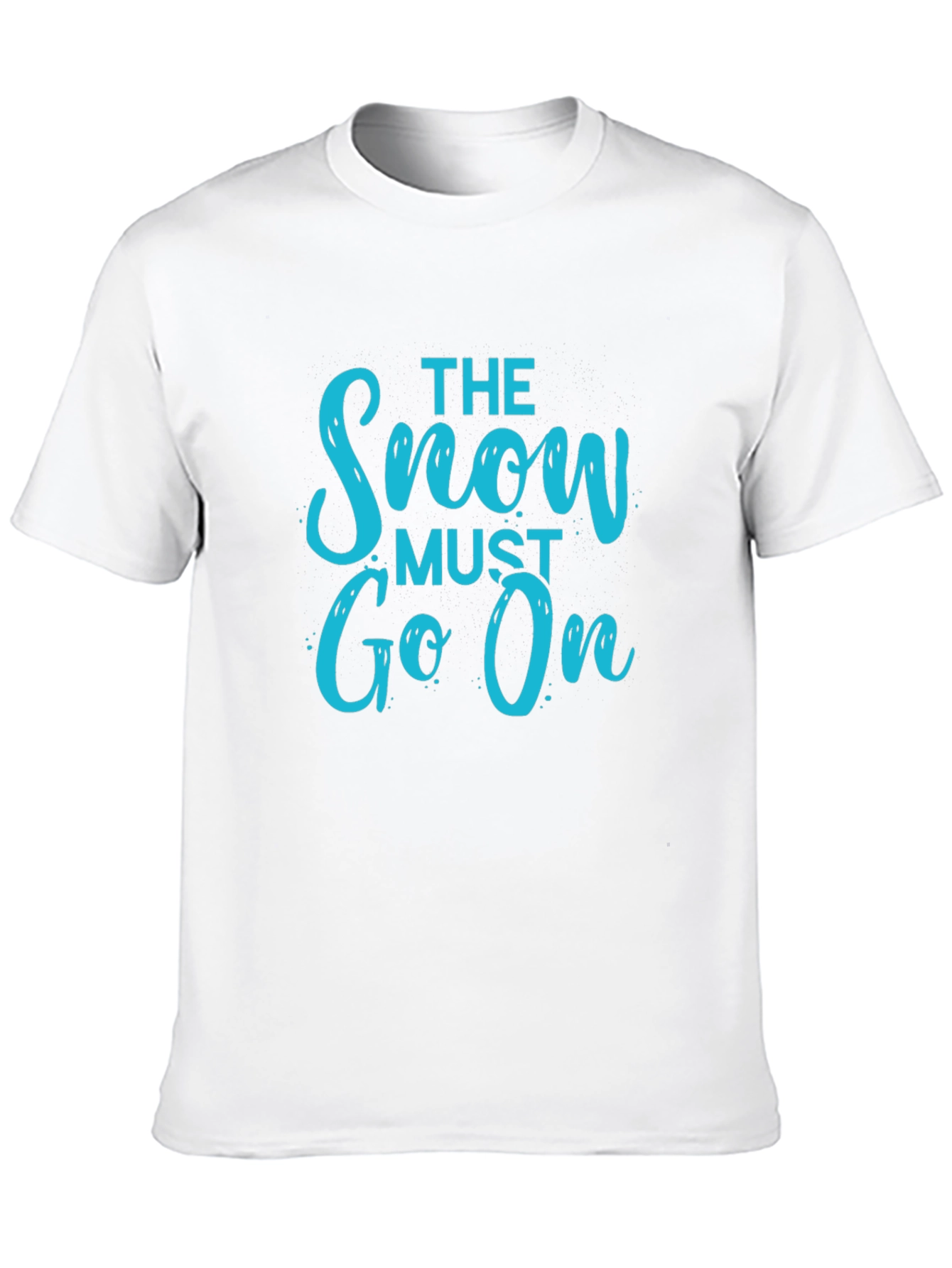 The Snow Must Go On Black T-Shirt