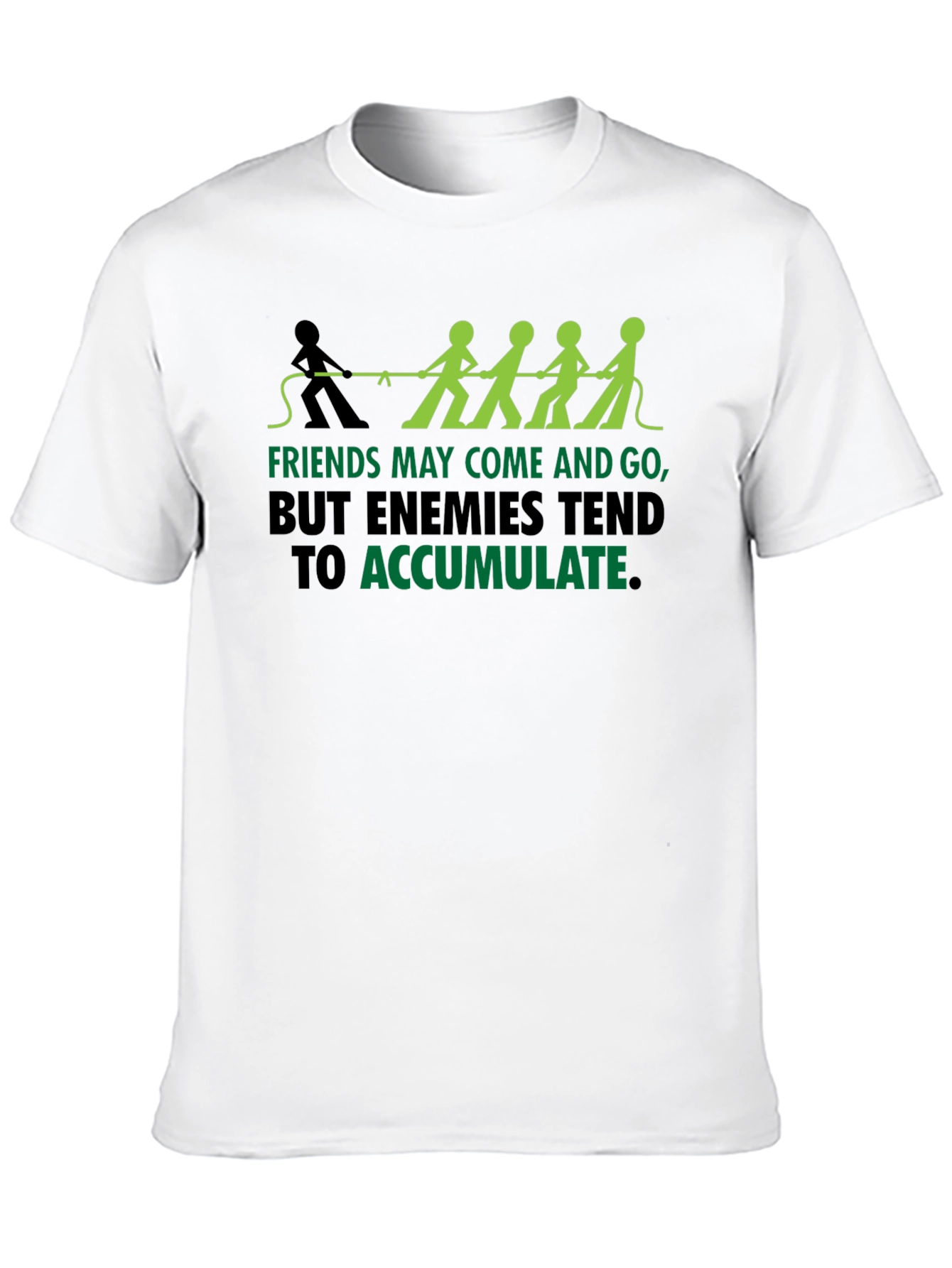 Friends Enemies Tug-of-War Graphic Tee