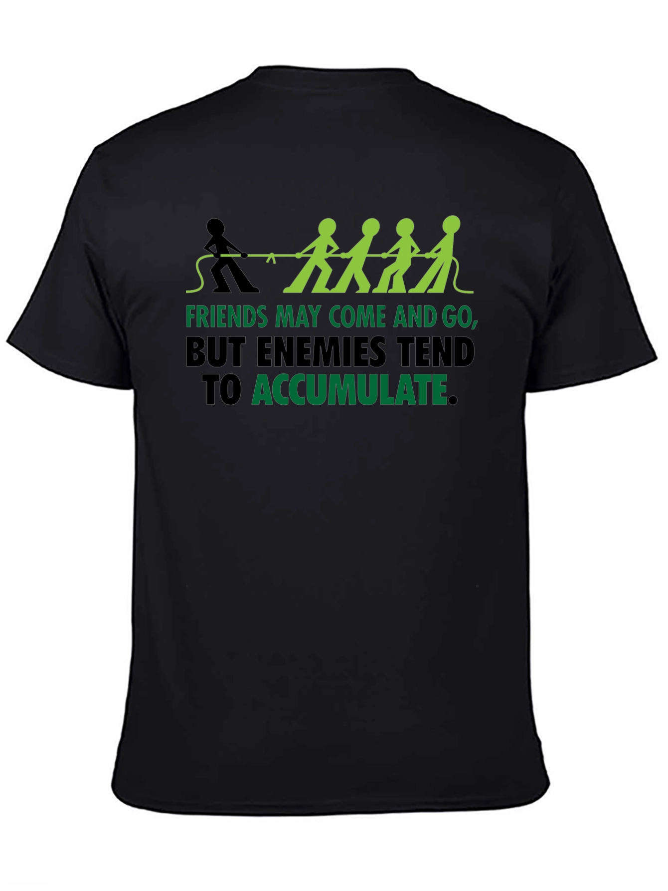 Friends Enemies Tug-of-War Graphic Tee