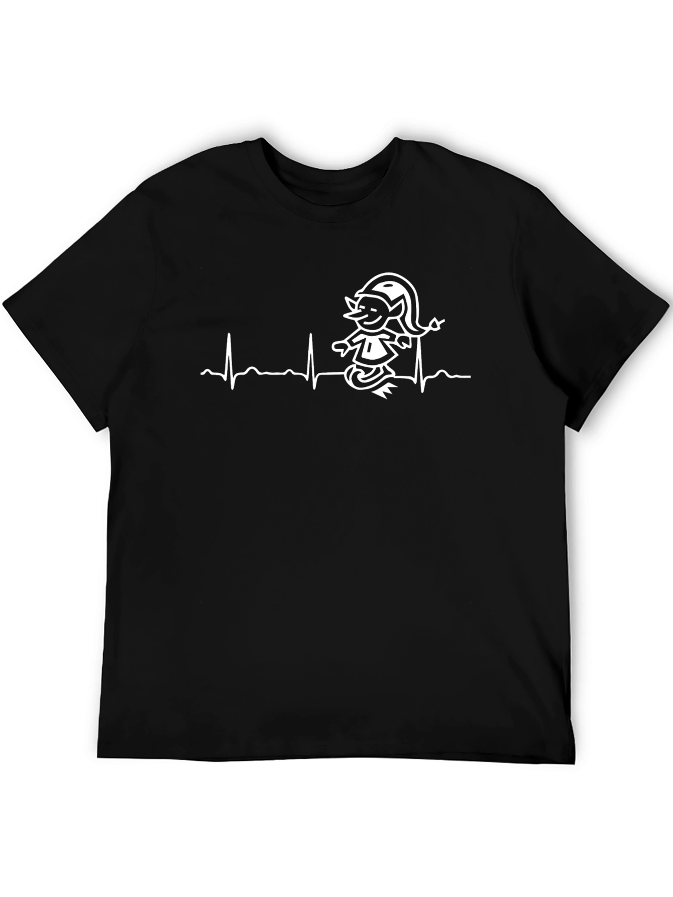 Elf Heartbeat T-Shirt - Holiday Joy
