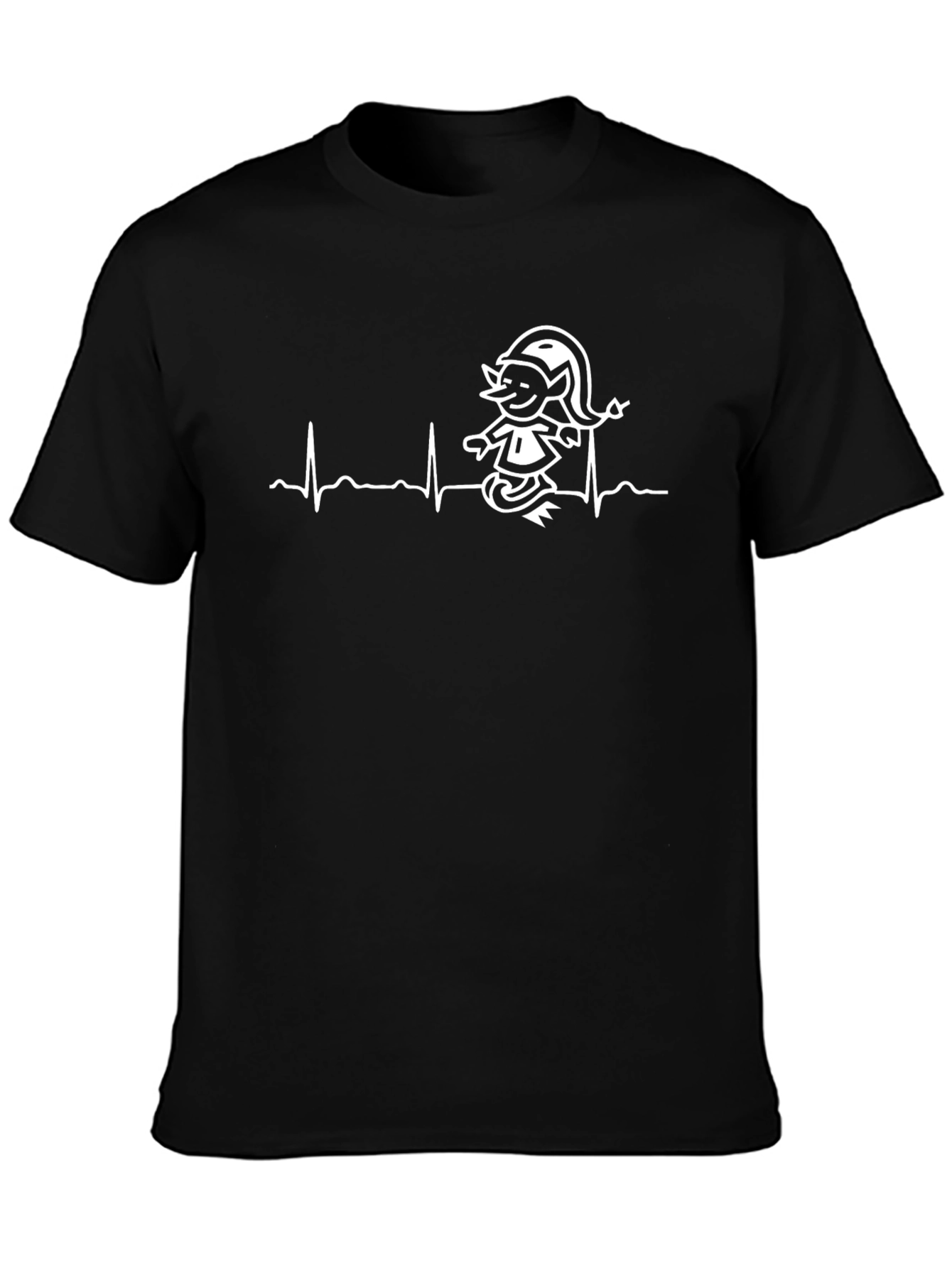 Elf Heartbeat T-Shirt - Holiday Joy