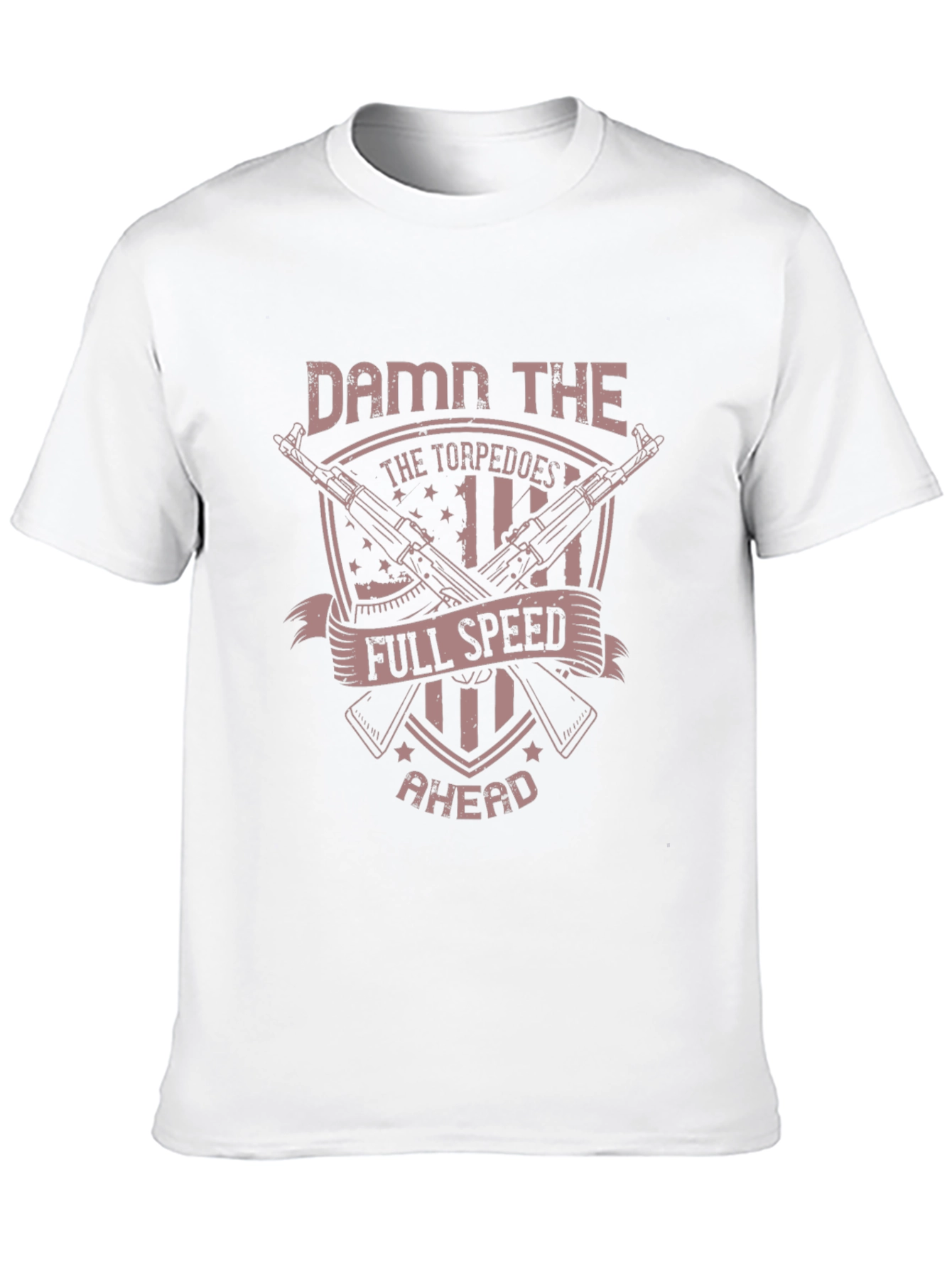 Damn the Torpedoes T-Shirt - Full Speed Ahead!