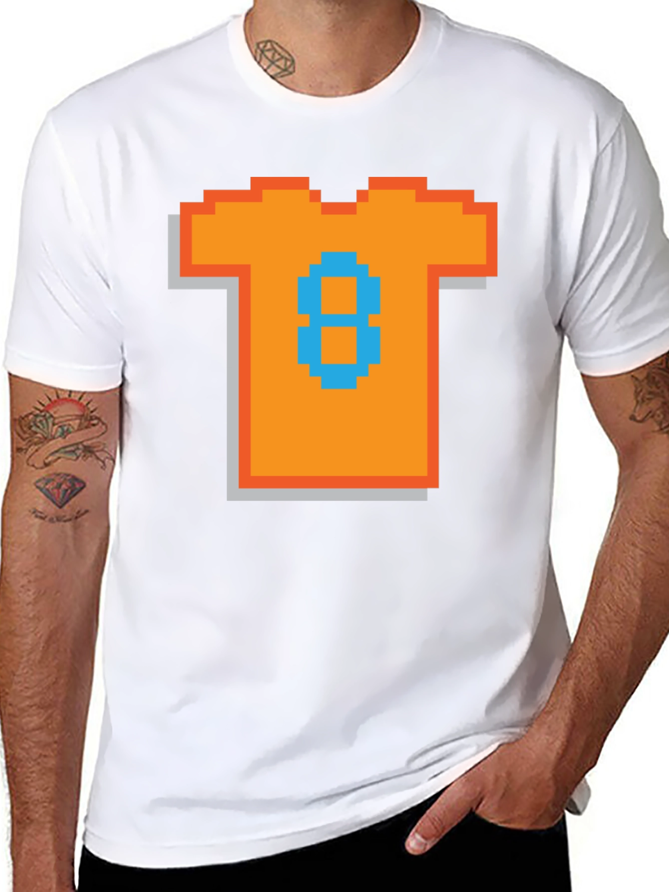 Pixel Art T-Shirt - Retro 8-Bit Gaming Style