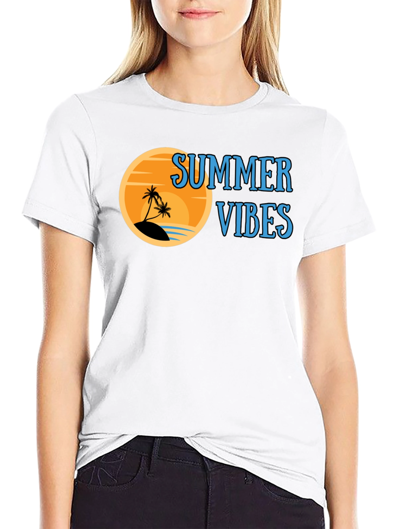 Summer Vibes T-Shirt - Beach Design
