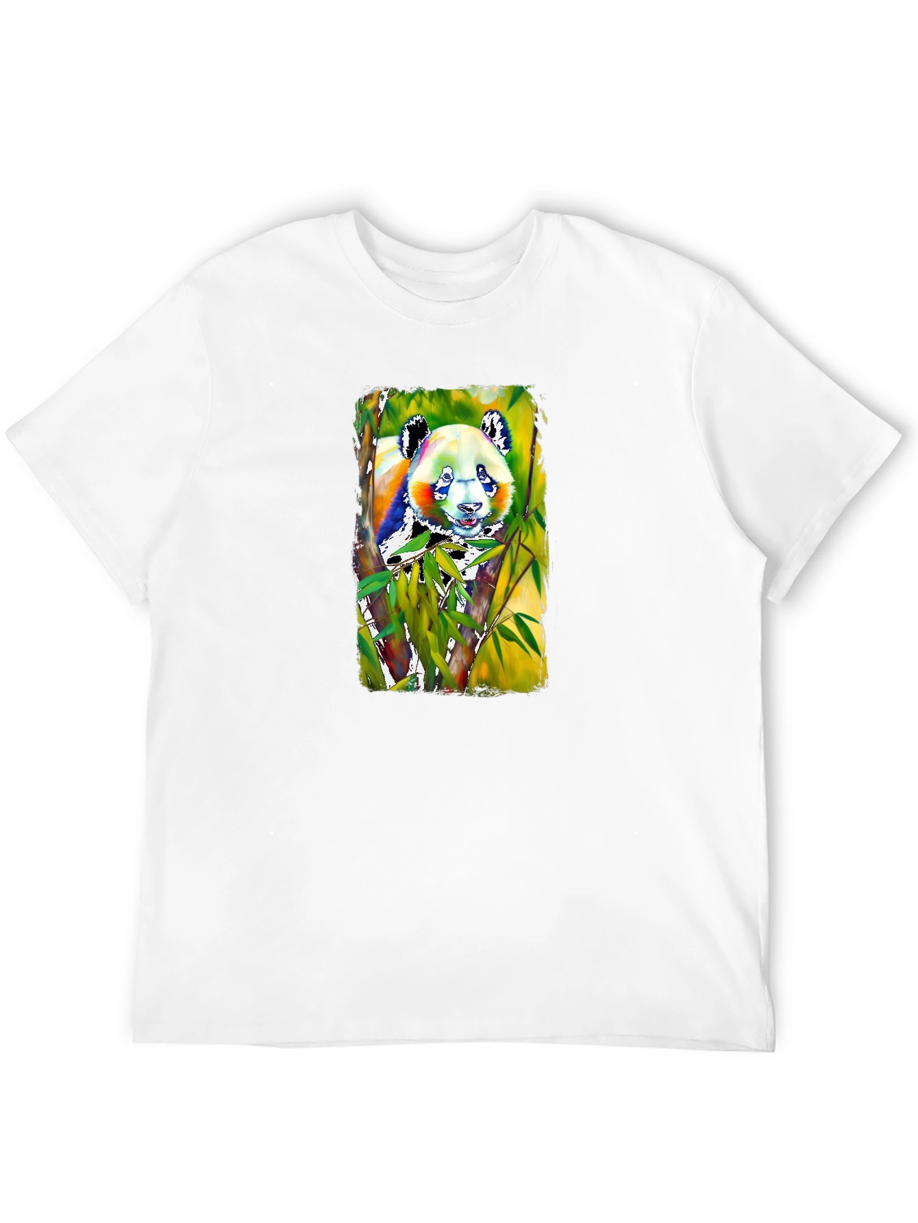 Panda Graphic Tee - Mens Black T-Shirt