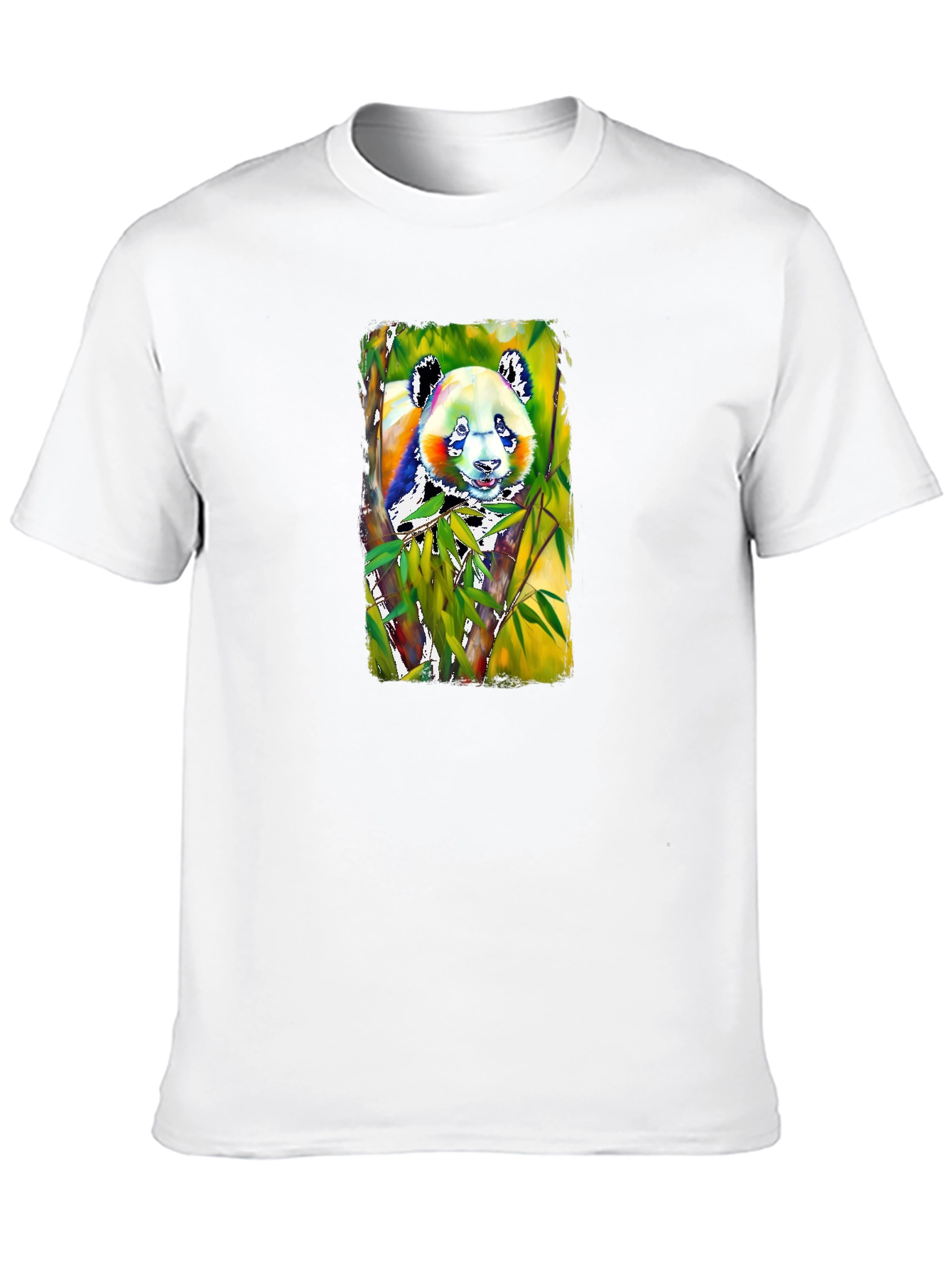 Panda Graphic Tee - Mens Black T-Shirt
