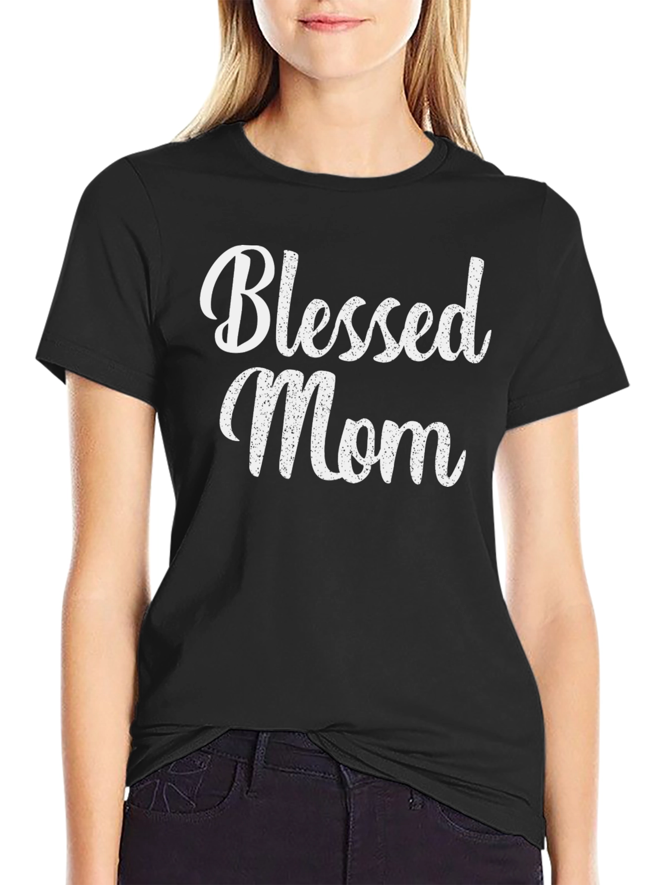 Blessed Mom T-Shirt - Black
