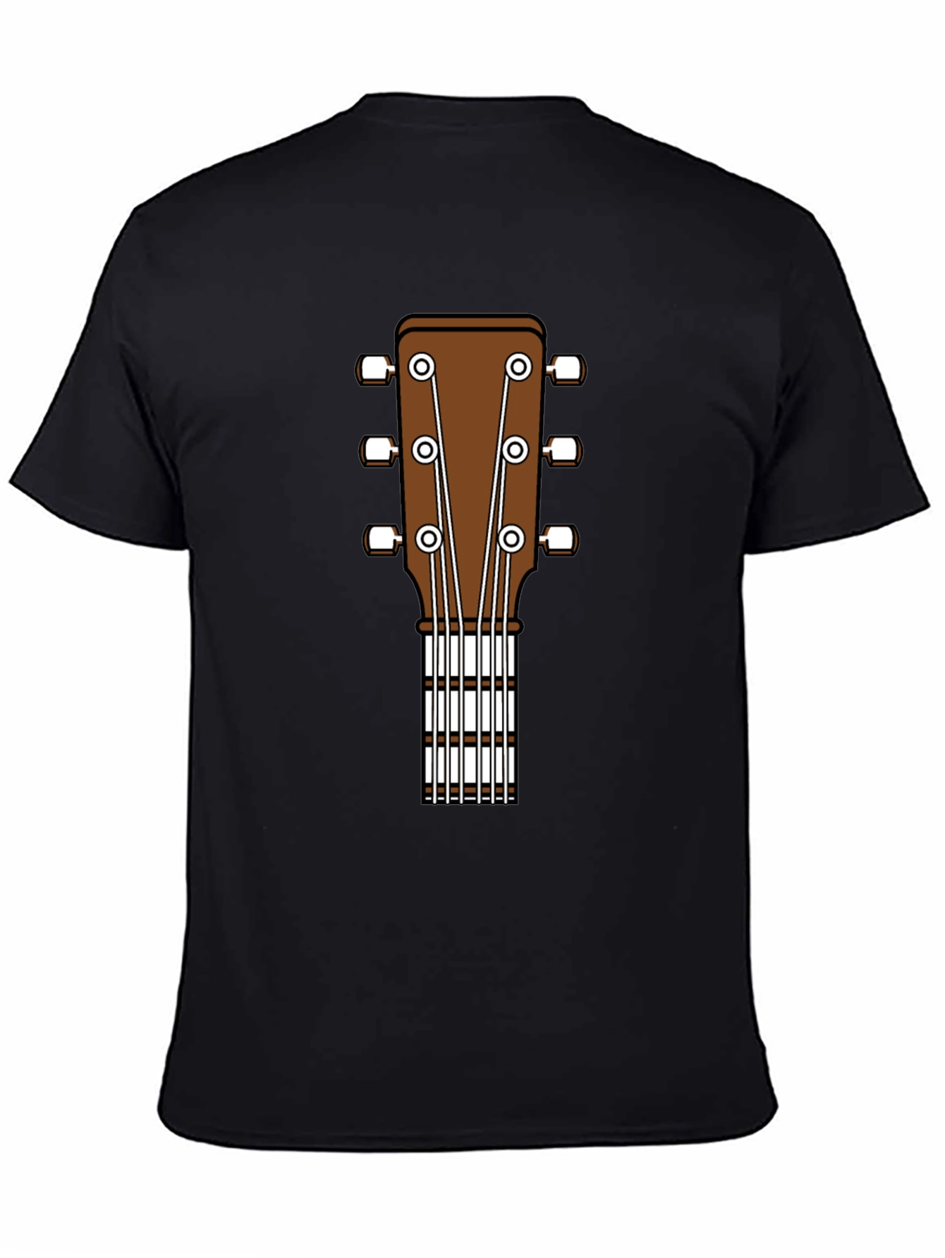 Guitar Headstock Graphic T-Shirt - Music Lover Tee