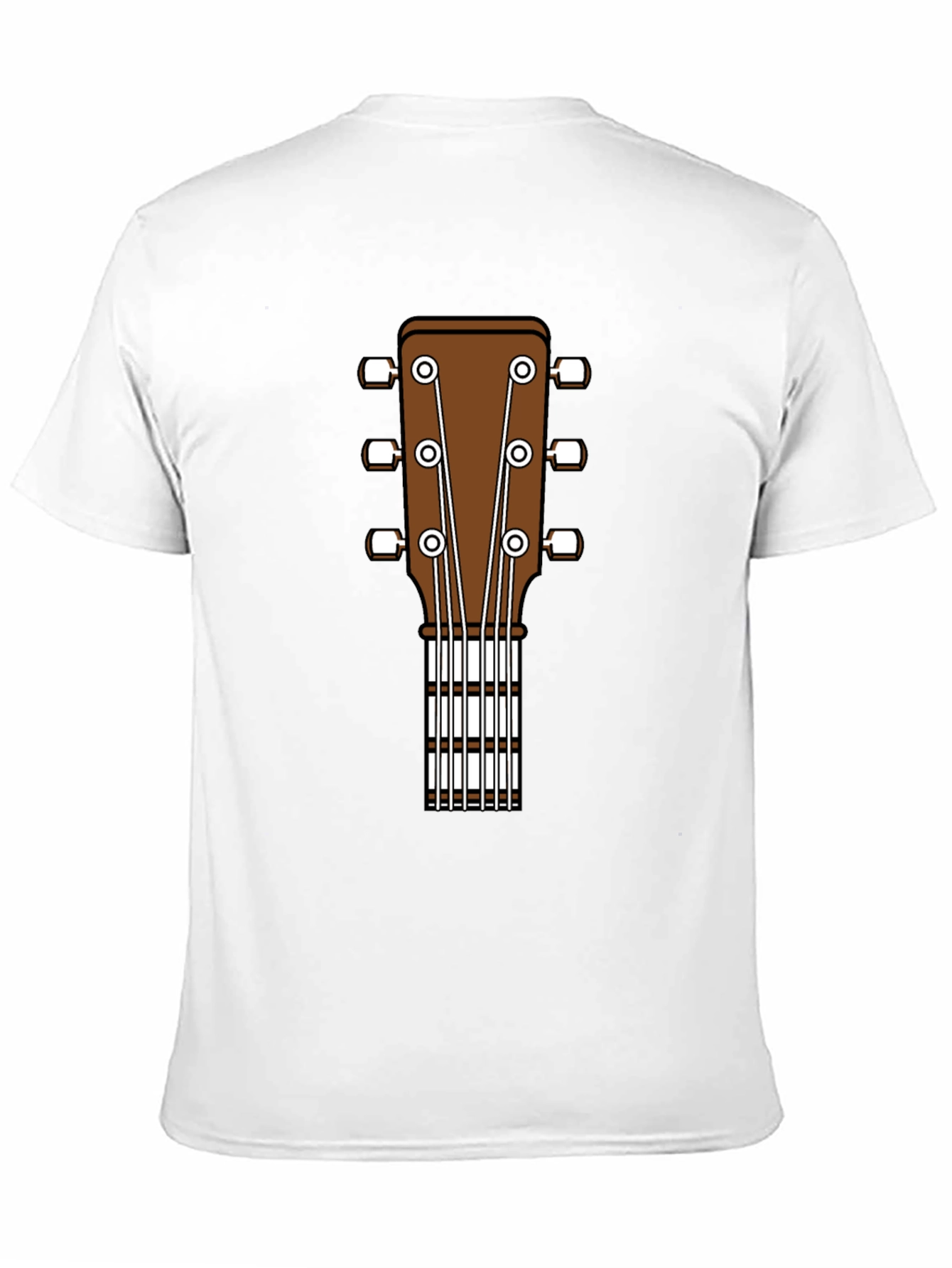 Guitar Headstock Graphic T-Shirt - Music Lover Tee