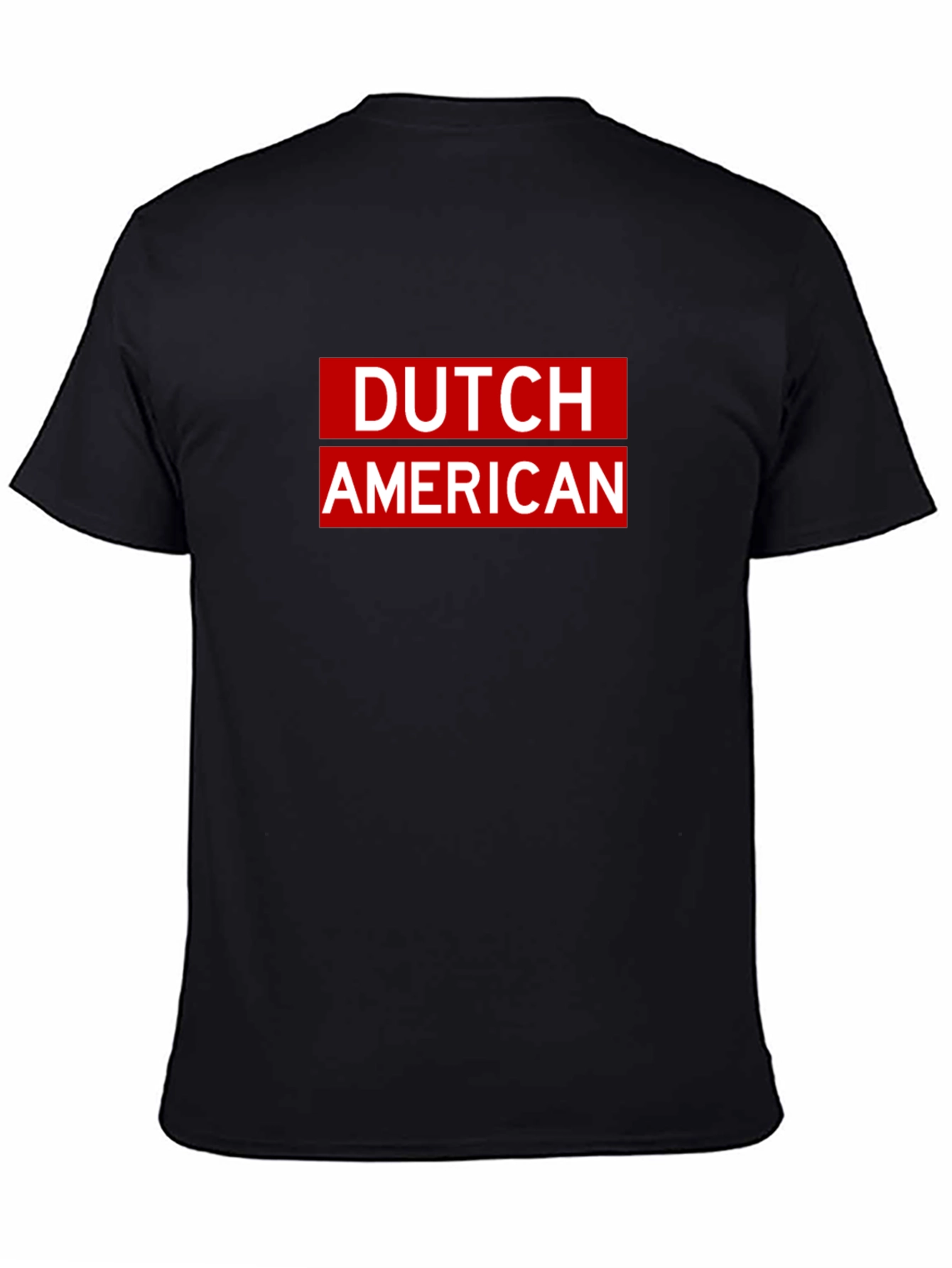 Dutch American Pride T-Shirt - Black