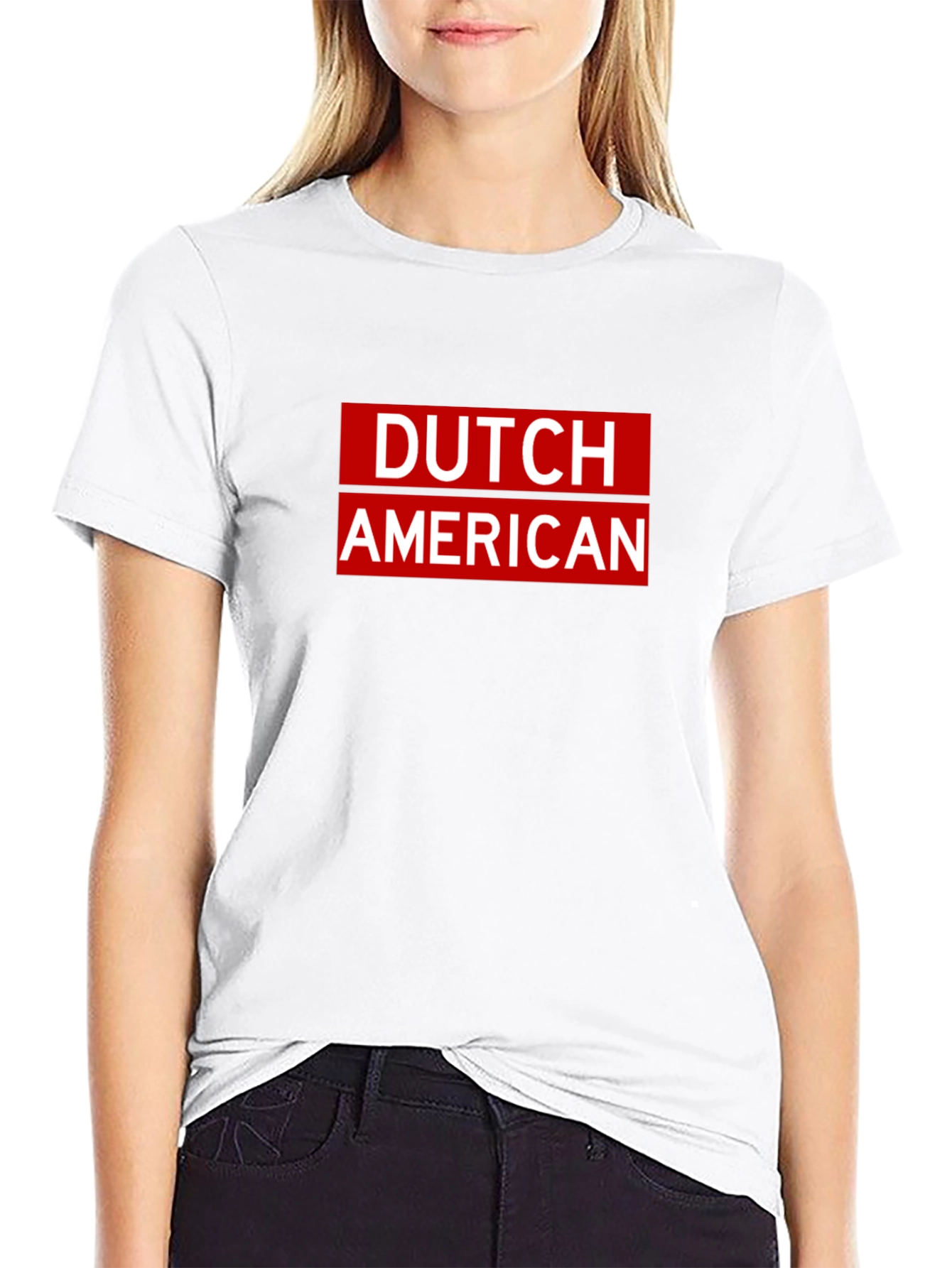 Dutch American Pride T-Shirt - Black