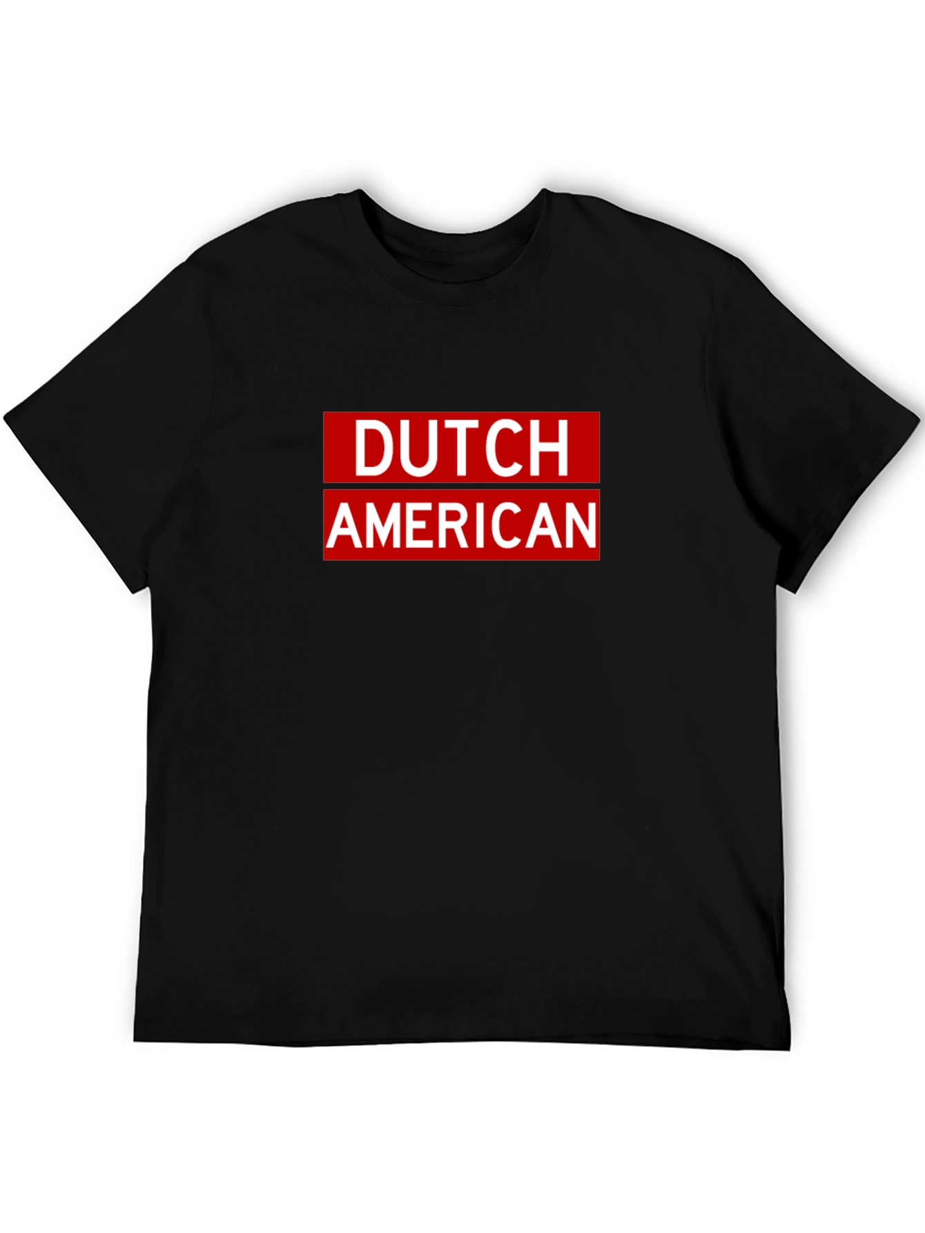 Dutch American Pride T-Shirt - Black