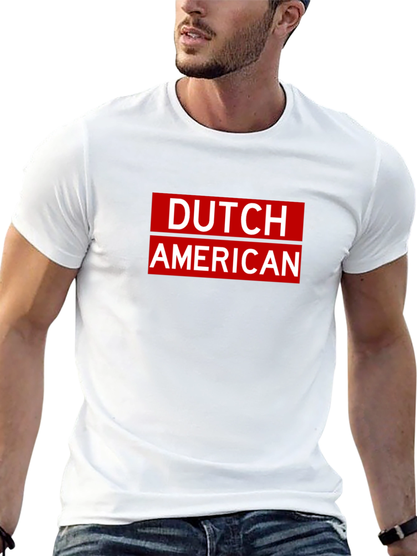 Dutch American Pride T-Shirt - Black