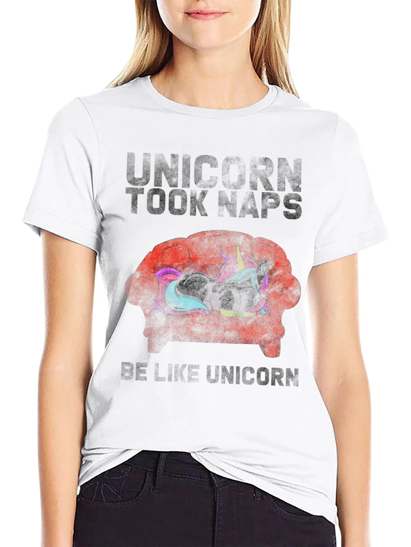 Unicorn Took Naps Graphic Tee