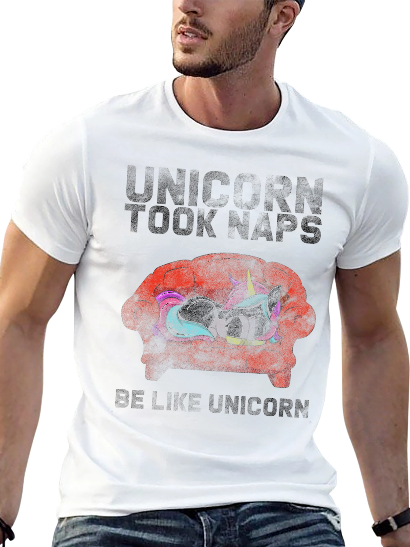 Unicorn Took Naps Graphic Tee