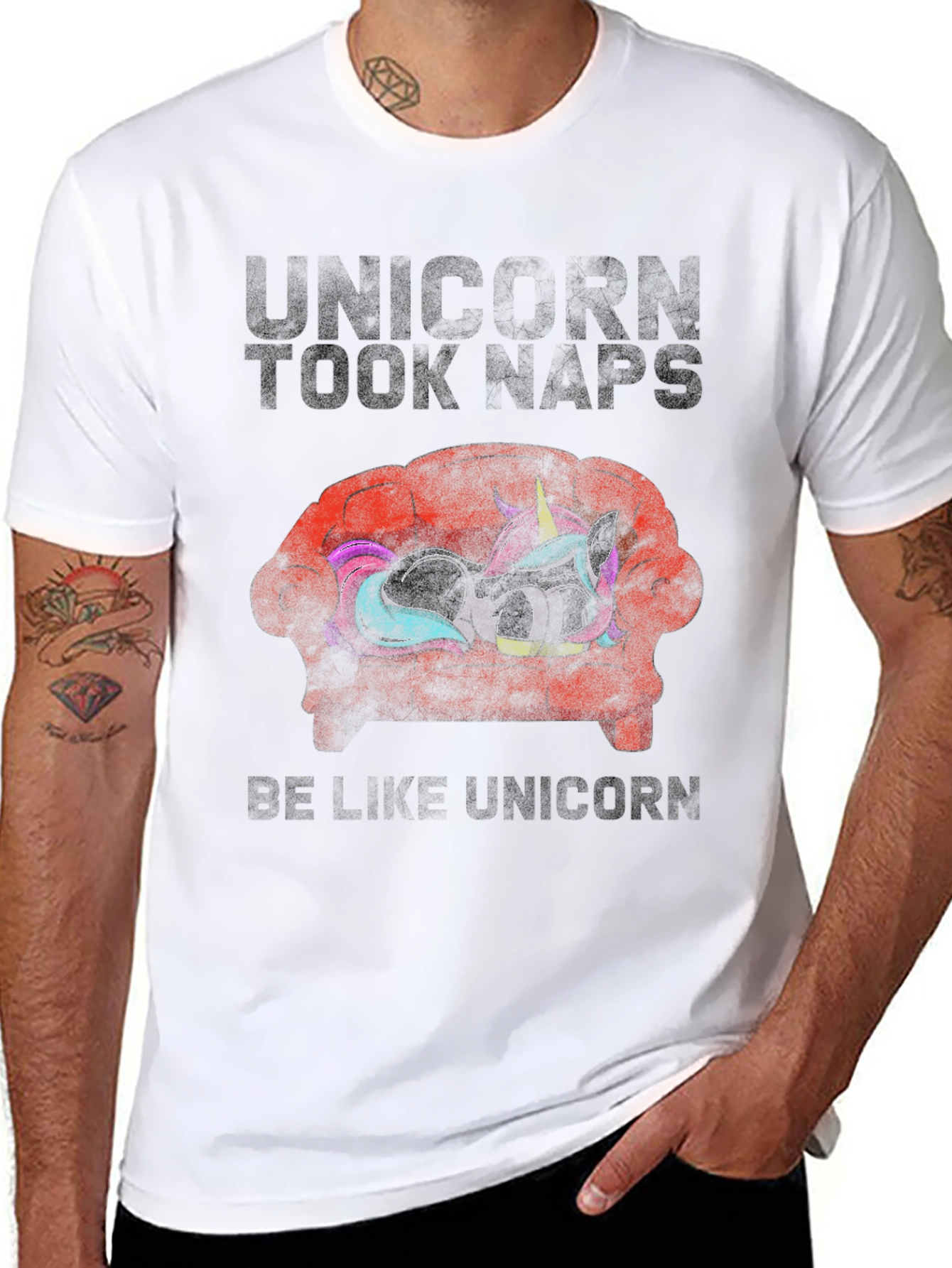 Unicorn Took Naps Graphic Tee