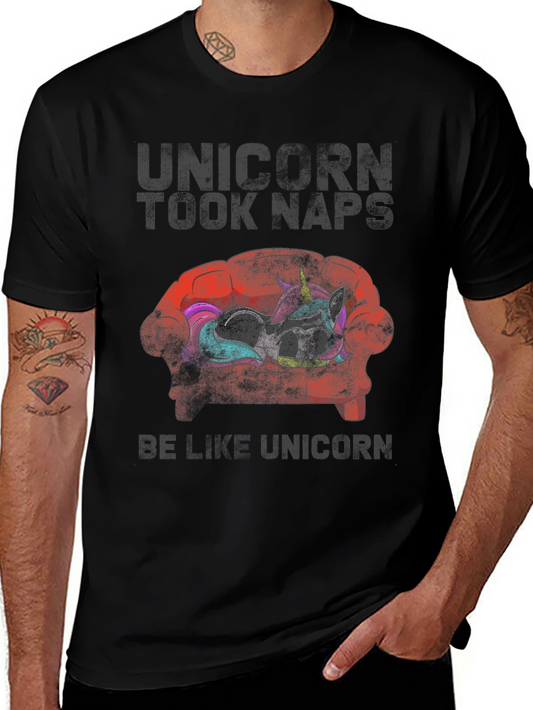Unicorn Took Naps Graphic Tee