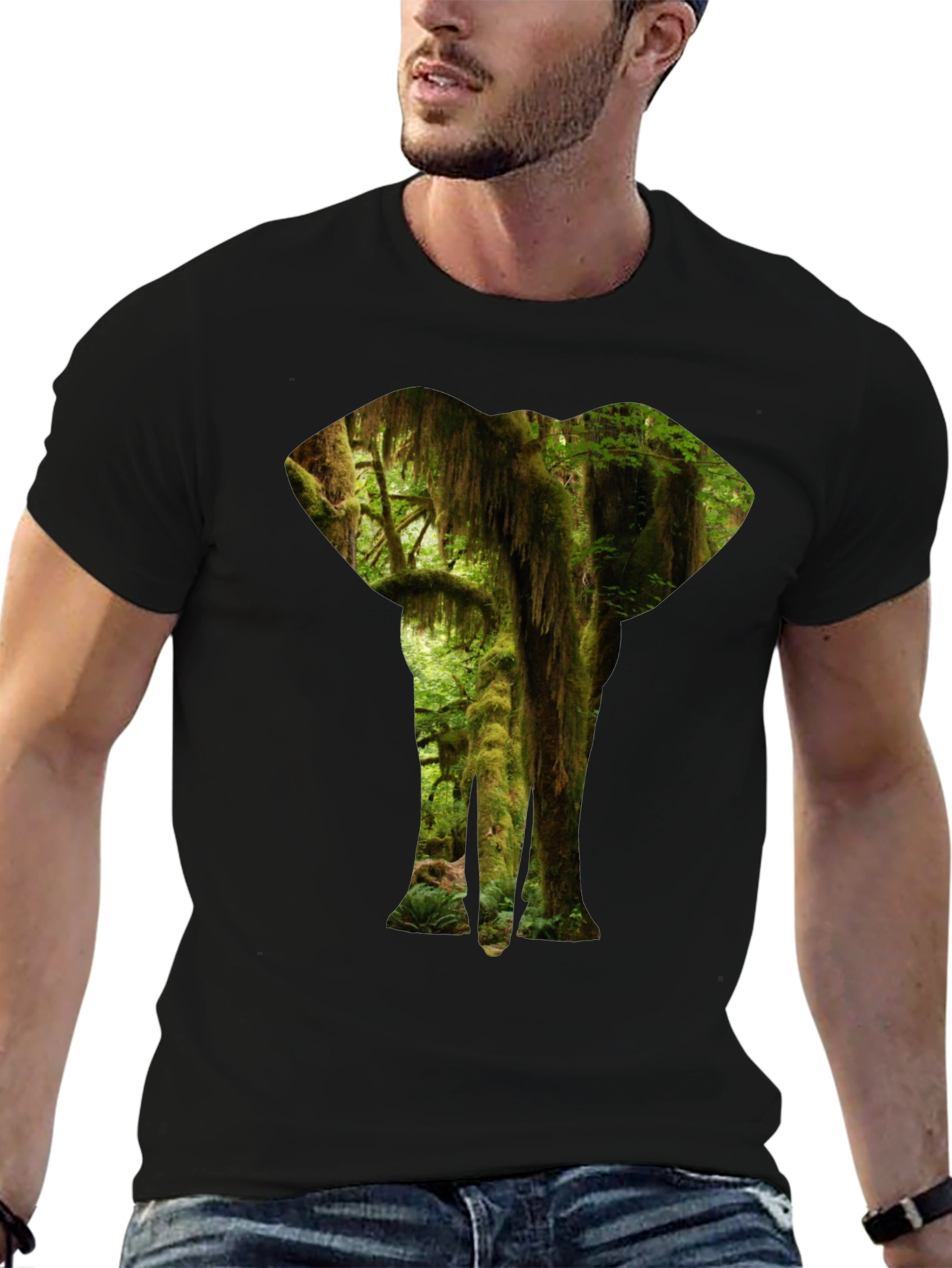 Jungle Elephant Graphic Tee