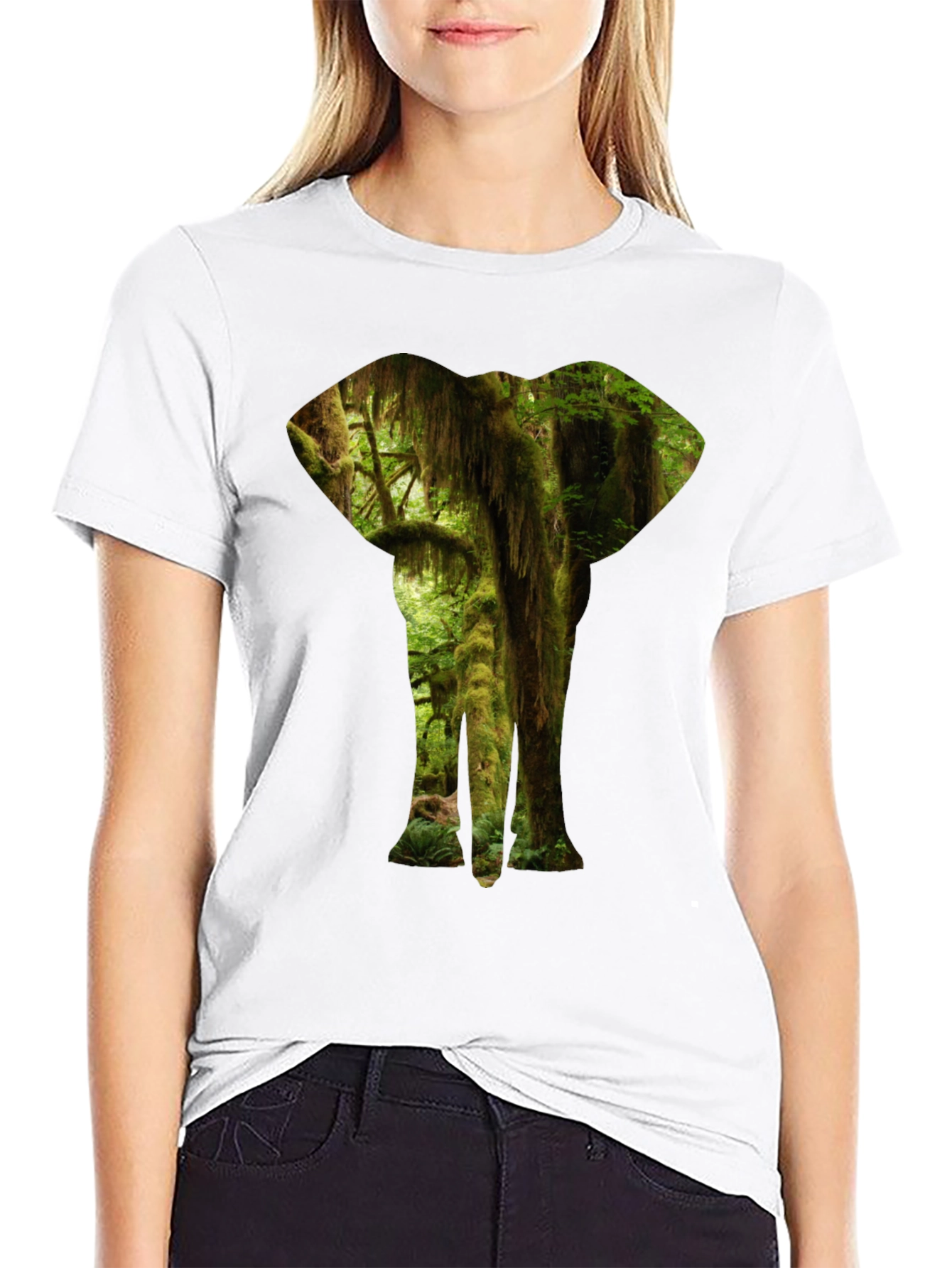 Jungle Elephant Graphic Tee